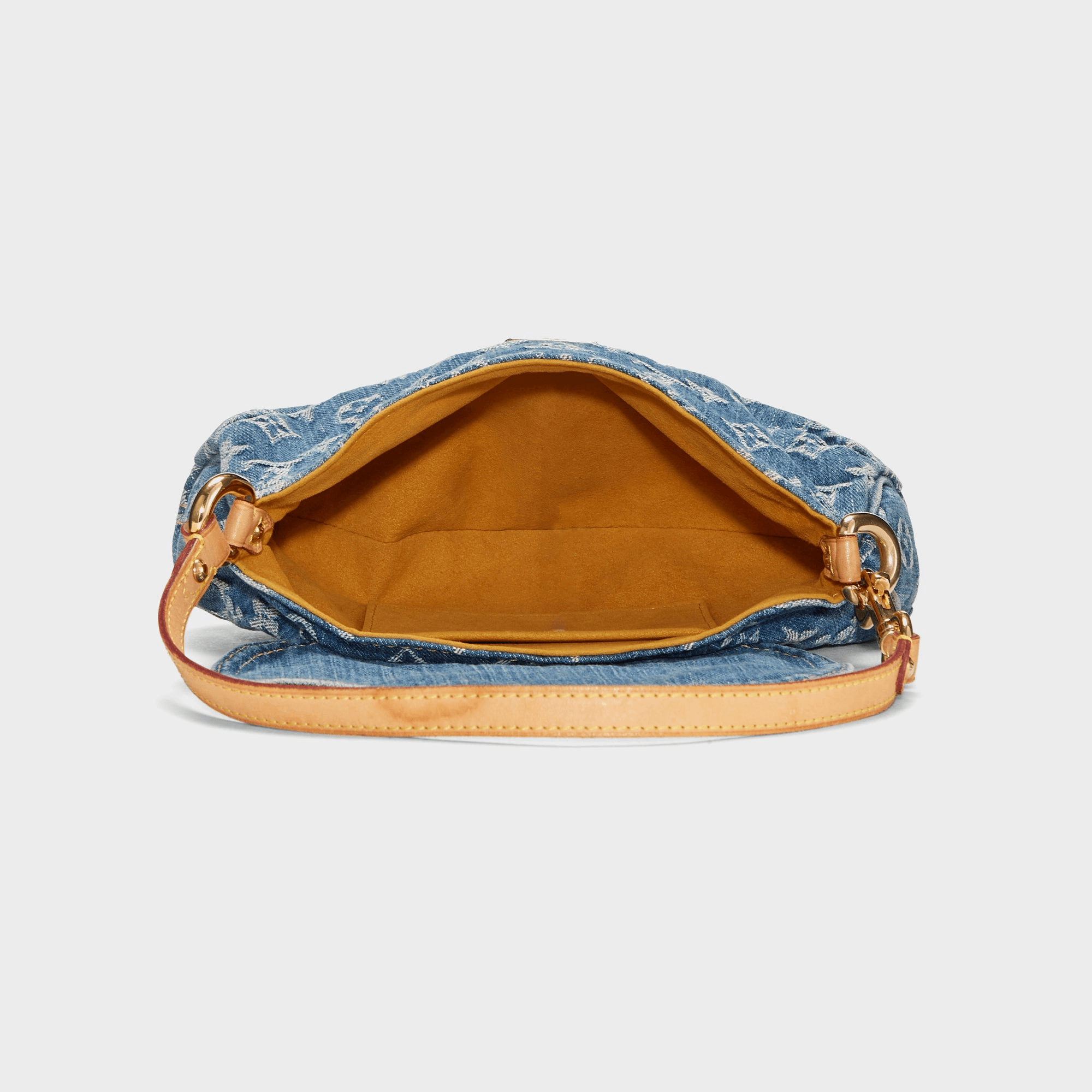 WGACA Louis Vuitton Denim Pleaty Mini - Blue — Image 4