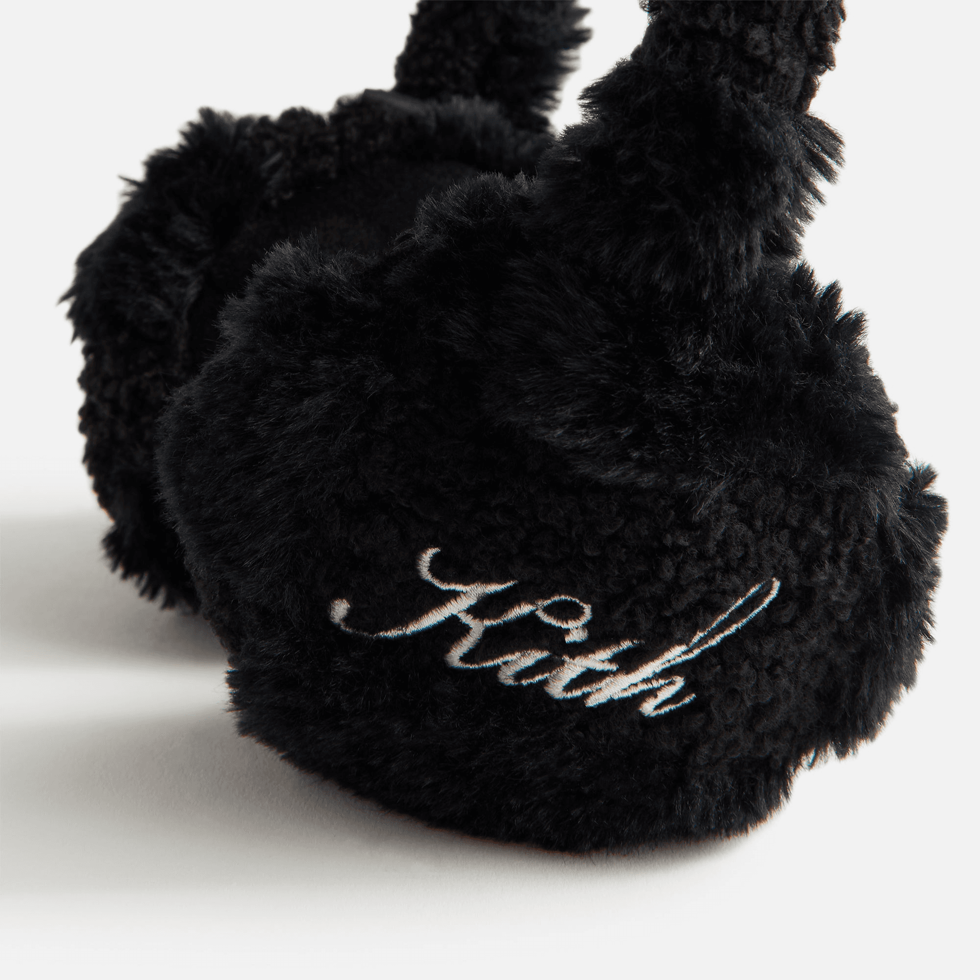 Kith Women Monogram Sherpa Ear Muff - Black — Image 2