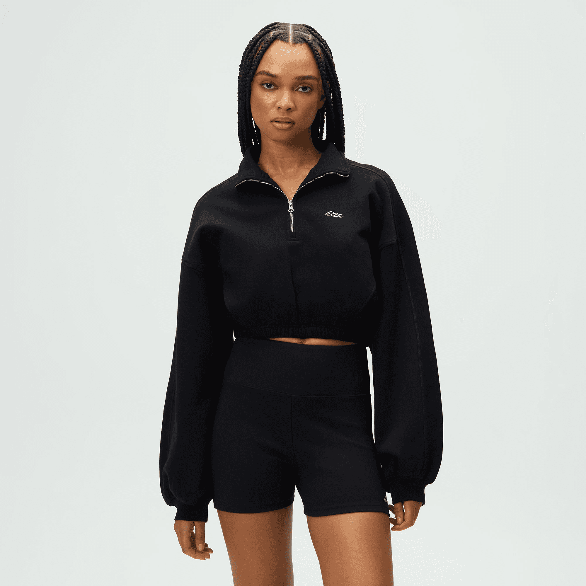 Kith Women Blair Quarter Zip - Black — Image 4