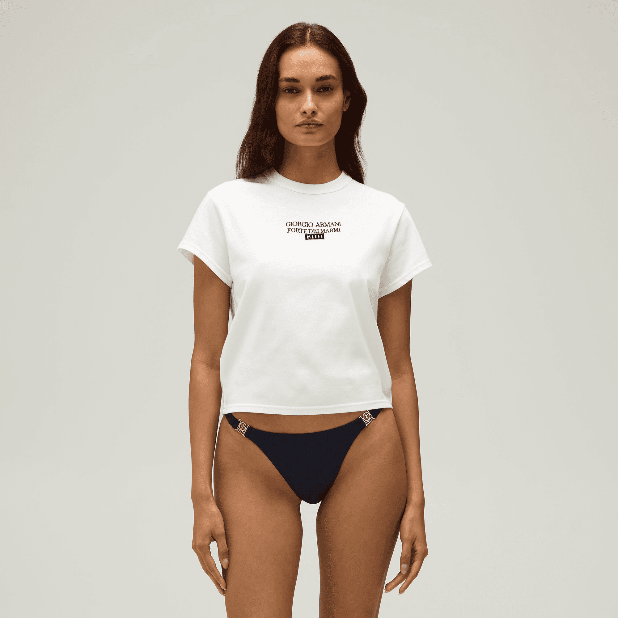 Giorgio Armani & Kith Women Forte Dei Marmi Mulberry Tee - White — Image 6