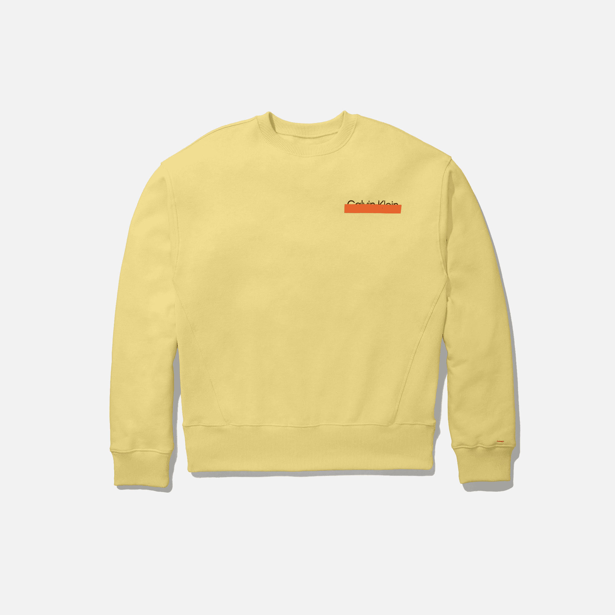 Calvin Klein x Heron Preston Crewneck - Pale Yellow