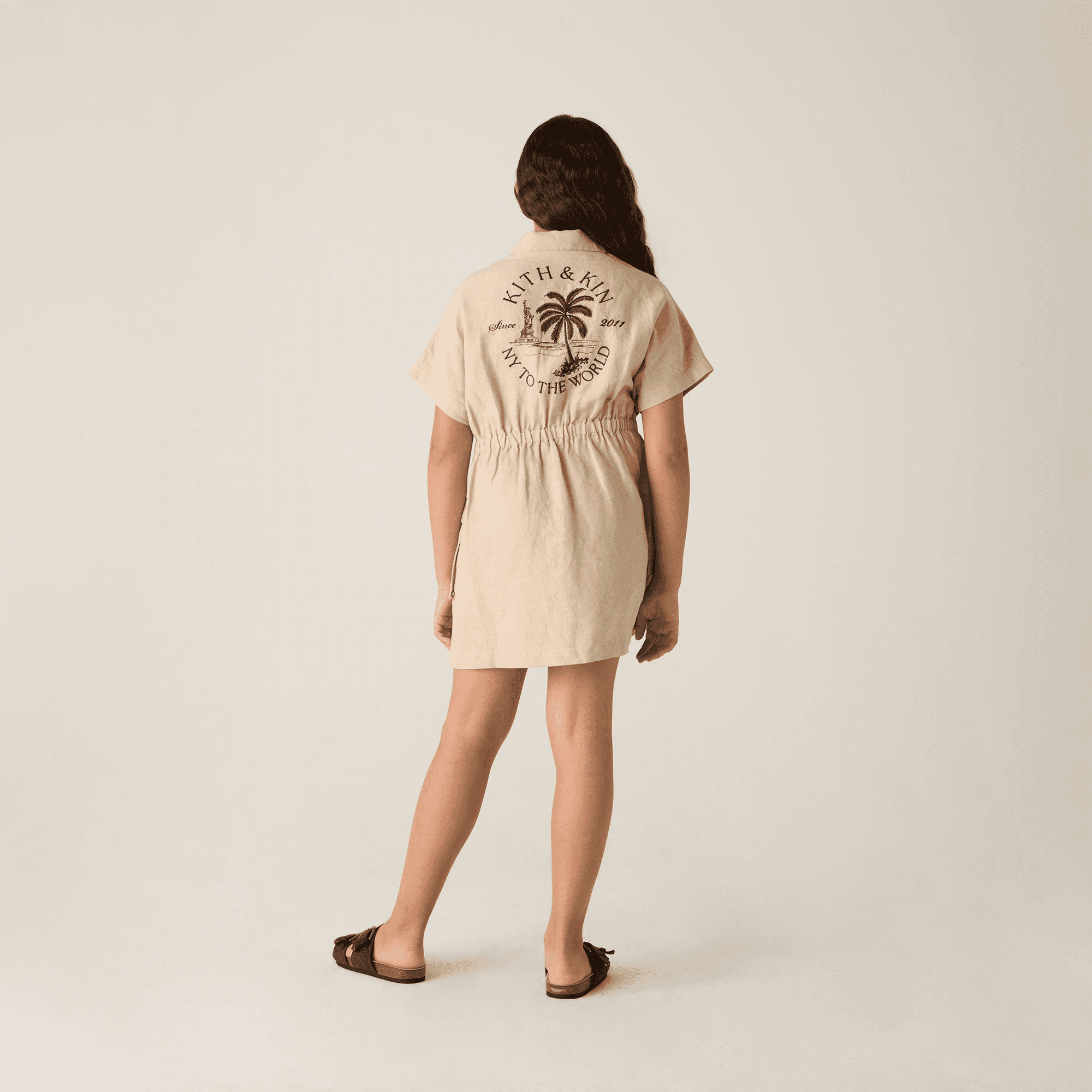 Kith Kids Bella Utility Dress - Canvas — Image 7