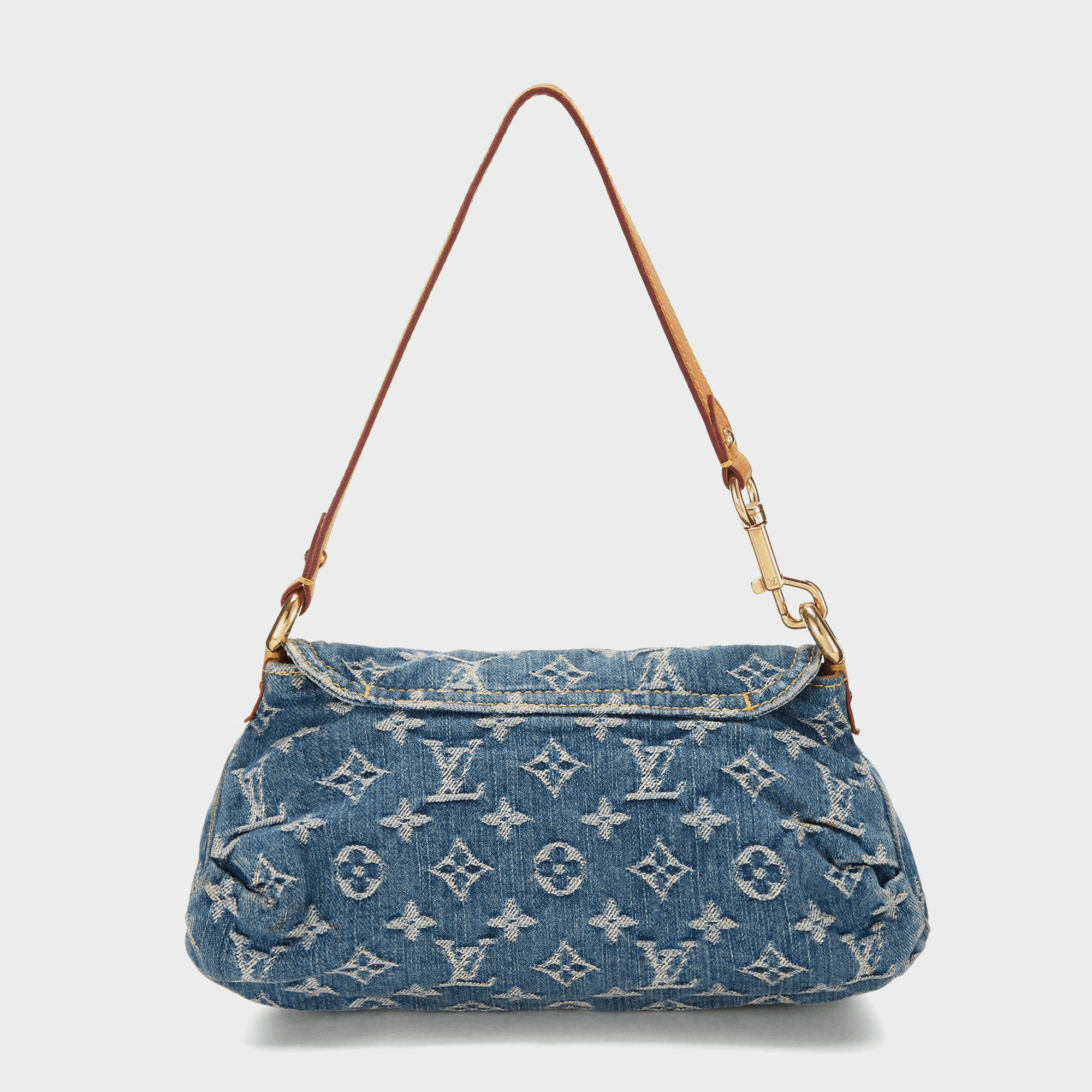 WGACA Louis Vuitton Denim Pleaty Mini - Blue — Image 2