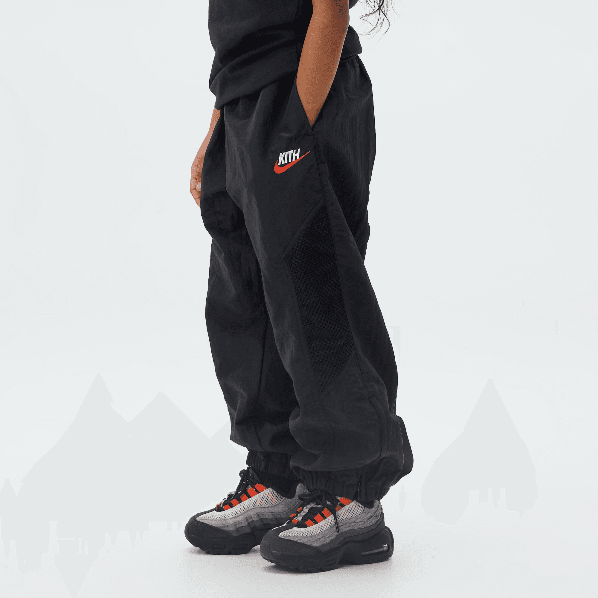 Kith Kids for Nike Track Pant - Black — Image 4