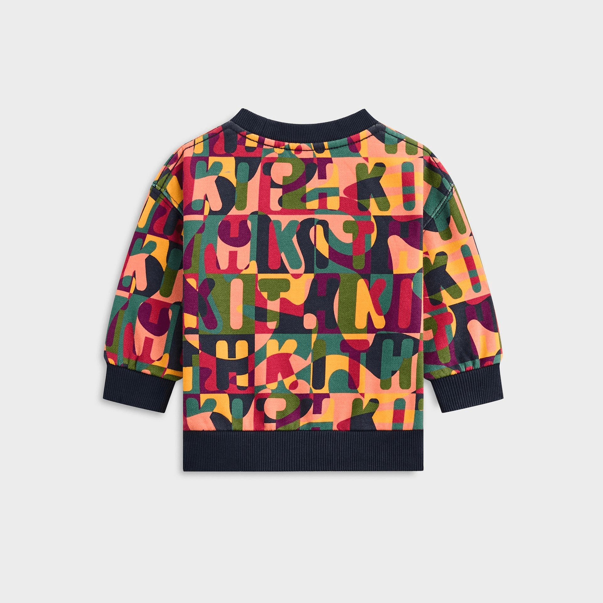 Kith Baby Printed Monogram Nelson Crewneck Sweatshirt - Nocturnal — Image 5