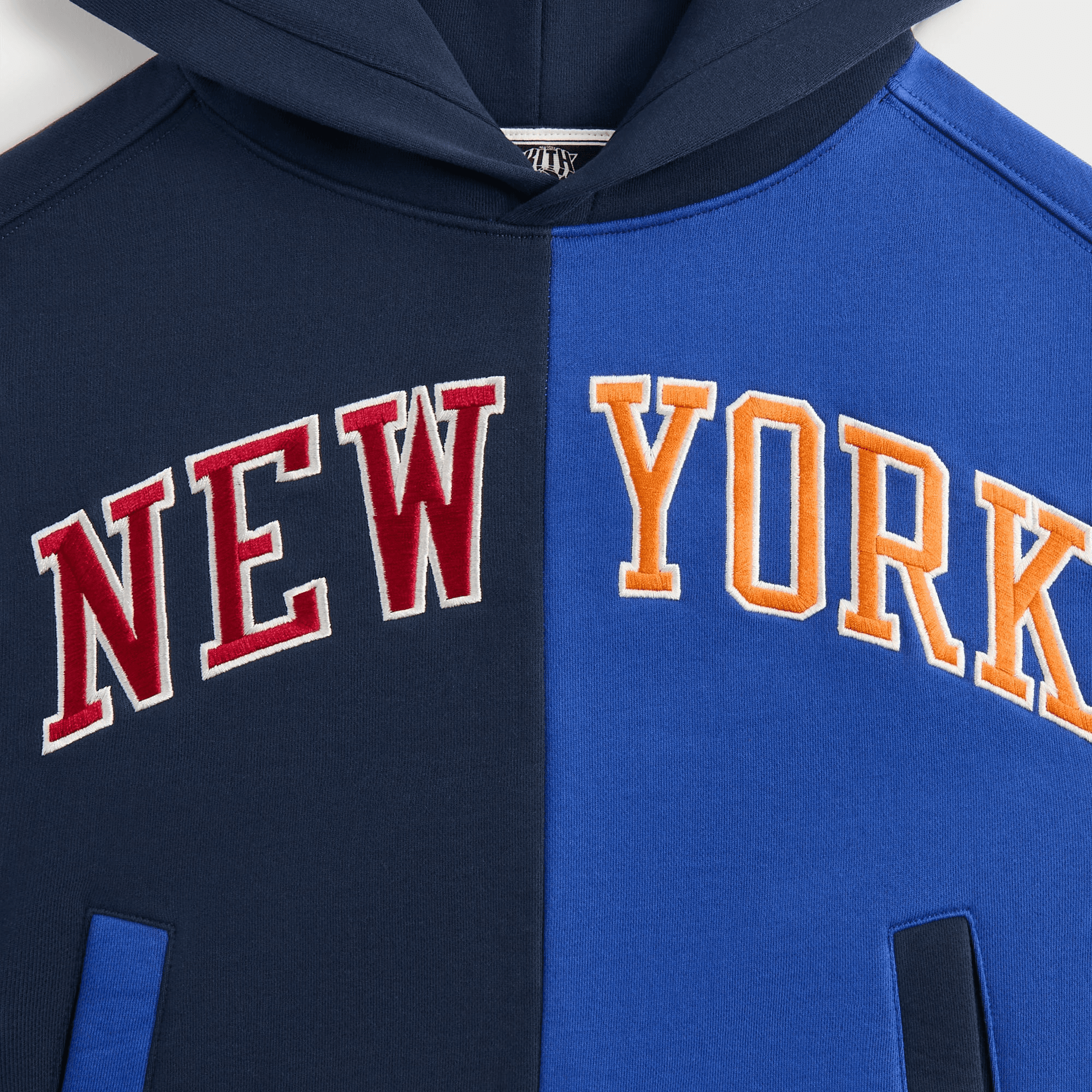 Kith Kids for the New York Knicks Mash Up Nelson Hoodie - Nocturnal — Image 5