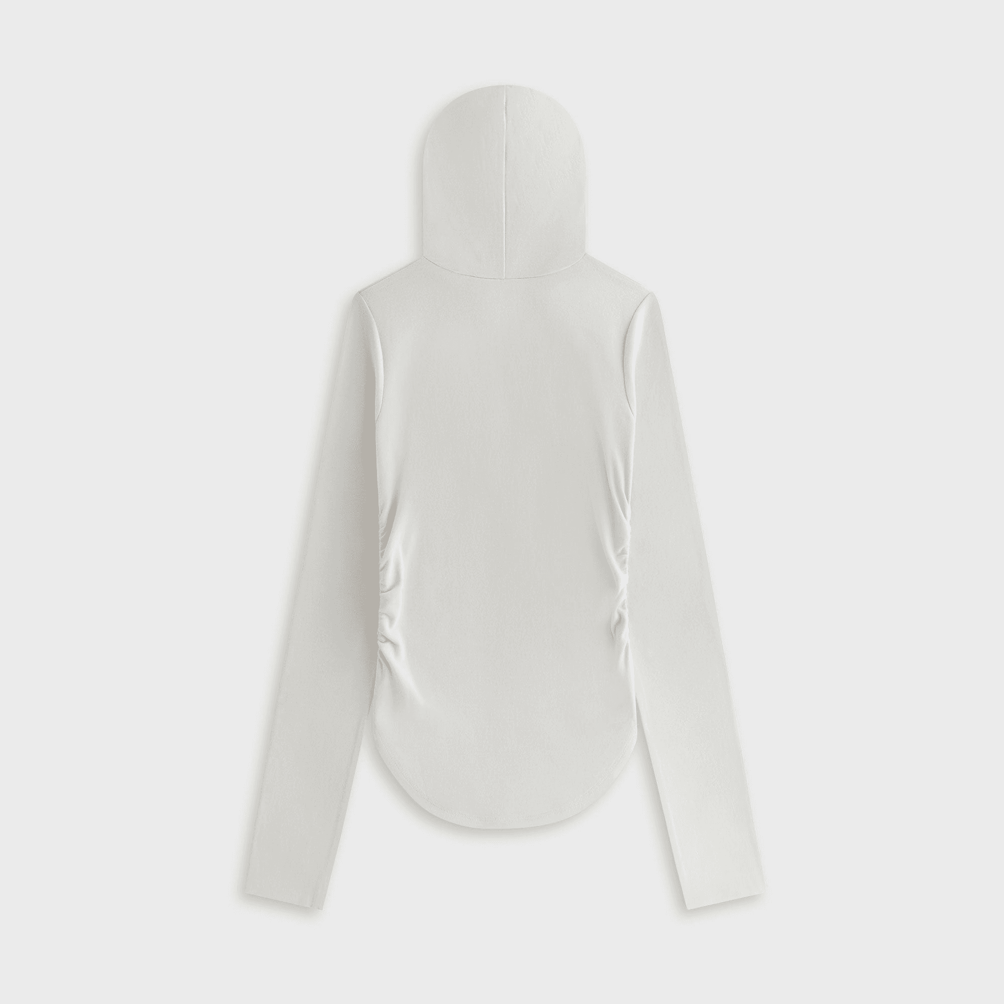 Lisa for Kith Women Sofi Ruched Hoodie - Tin — Image 6