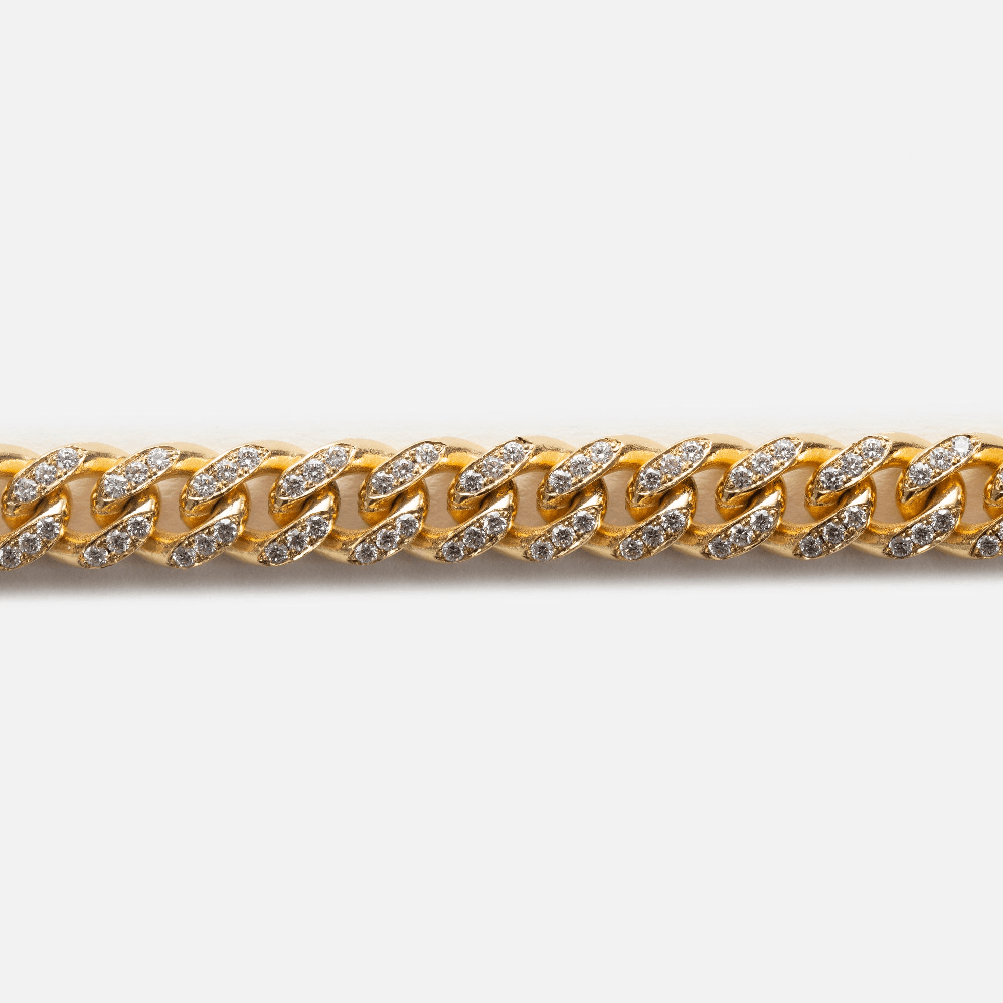 Greg Yuna Baby Cuban Bracelet - Yellow Gold — Image 2