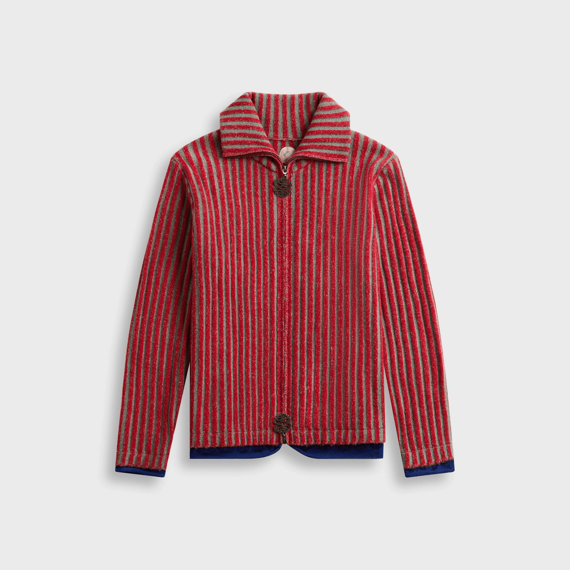 ADRIAN CASHMERE Full Zip - Cherry - Image 1