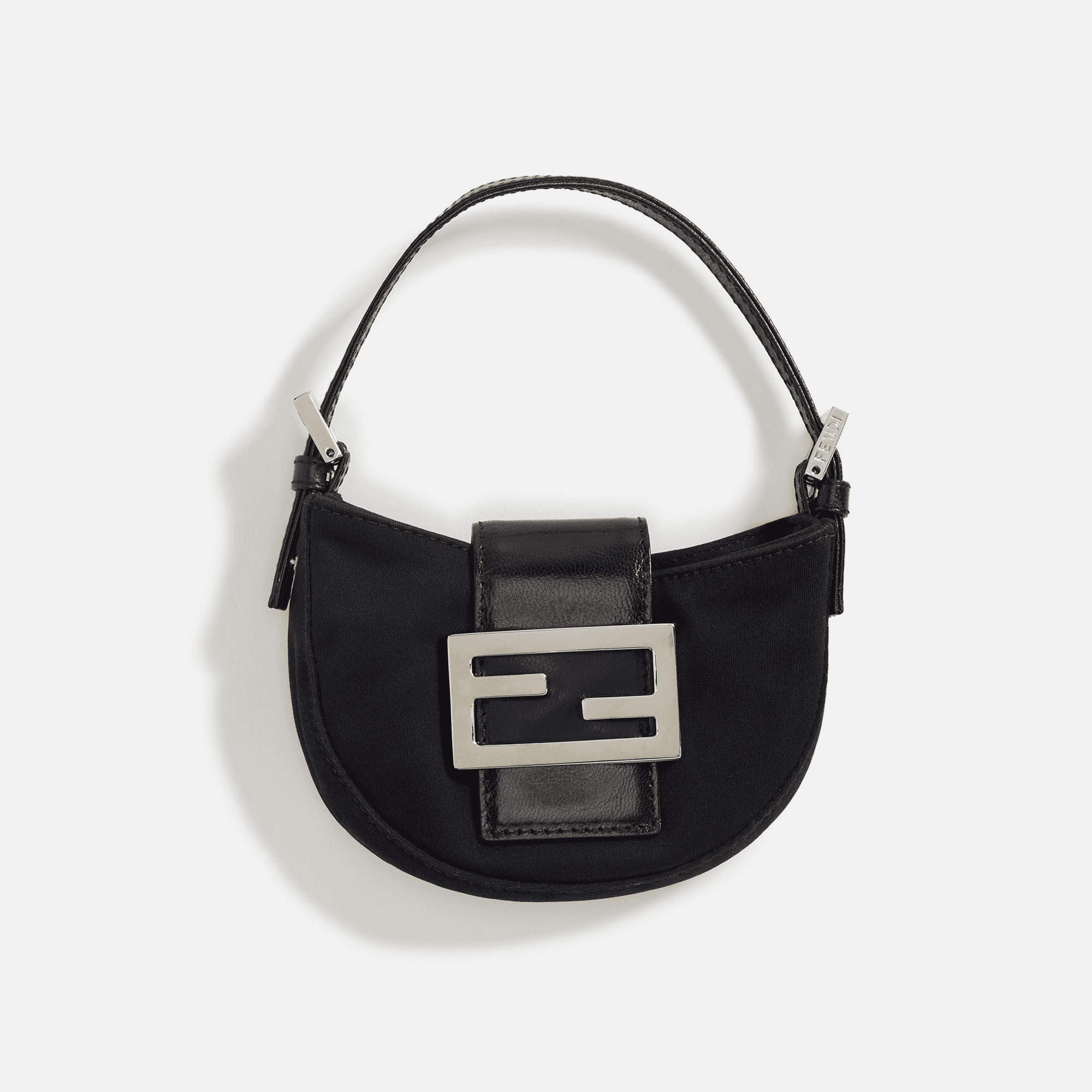 WGACA Fendi Jersey Mini Croissant - Black