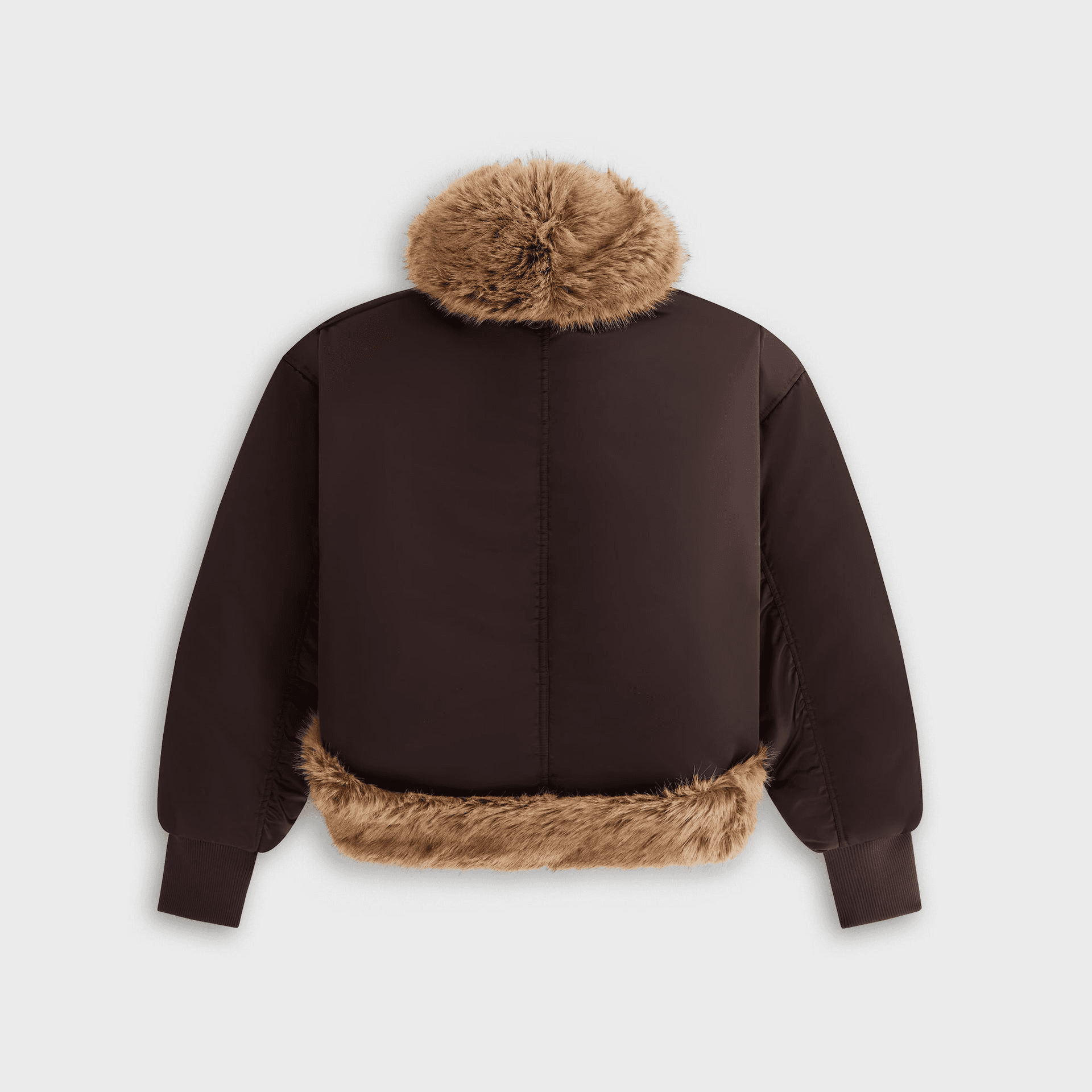 Kith Women Senna Faux Fur Reversible Bomber - Incognito — Image 6