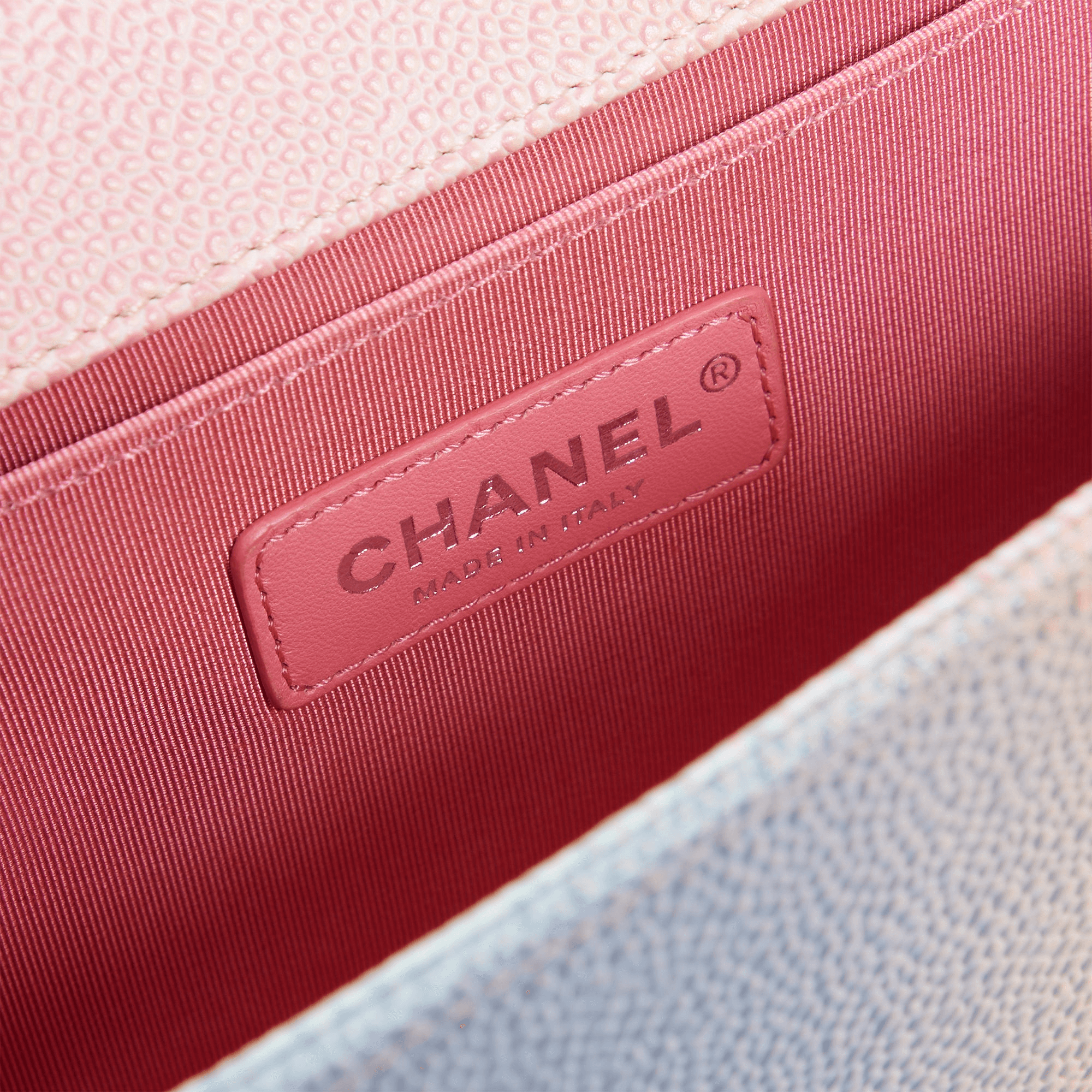 WGACA Chanel Caviar Rainbow Boy Bag - Multi — Image 2
