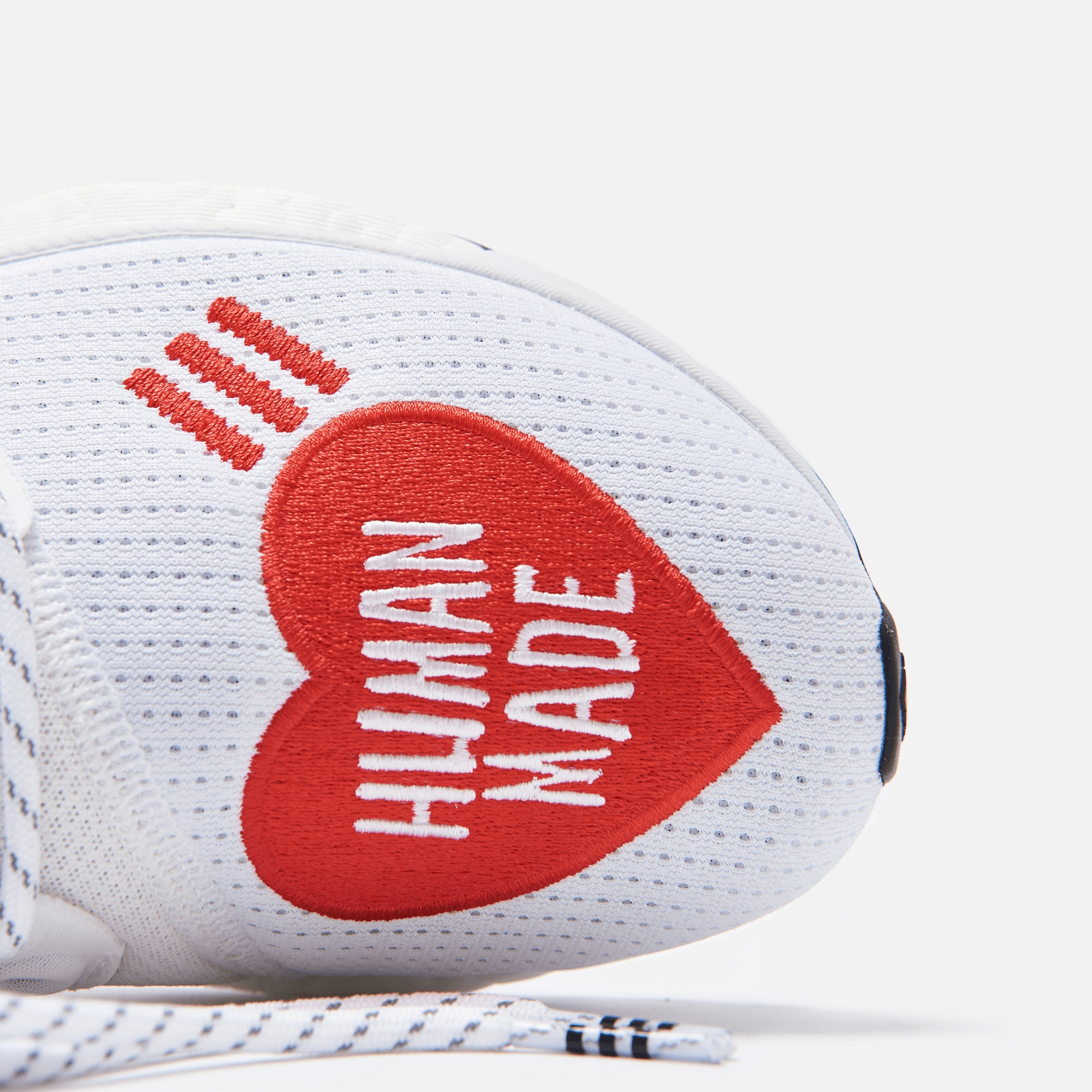 adidas Consortium x Human Made x Pharrell Williams Solar Hu -  White / Core Black / Scarlet — Image 3