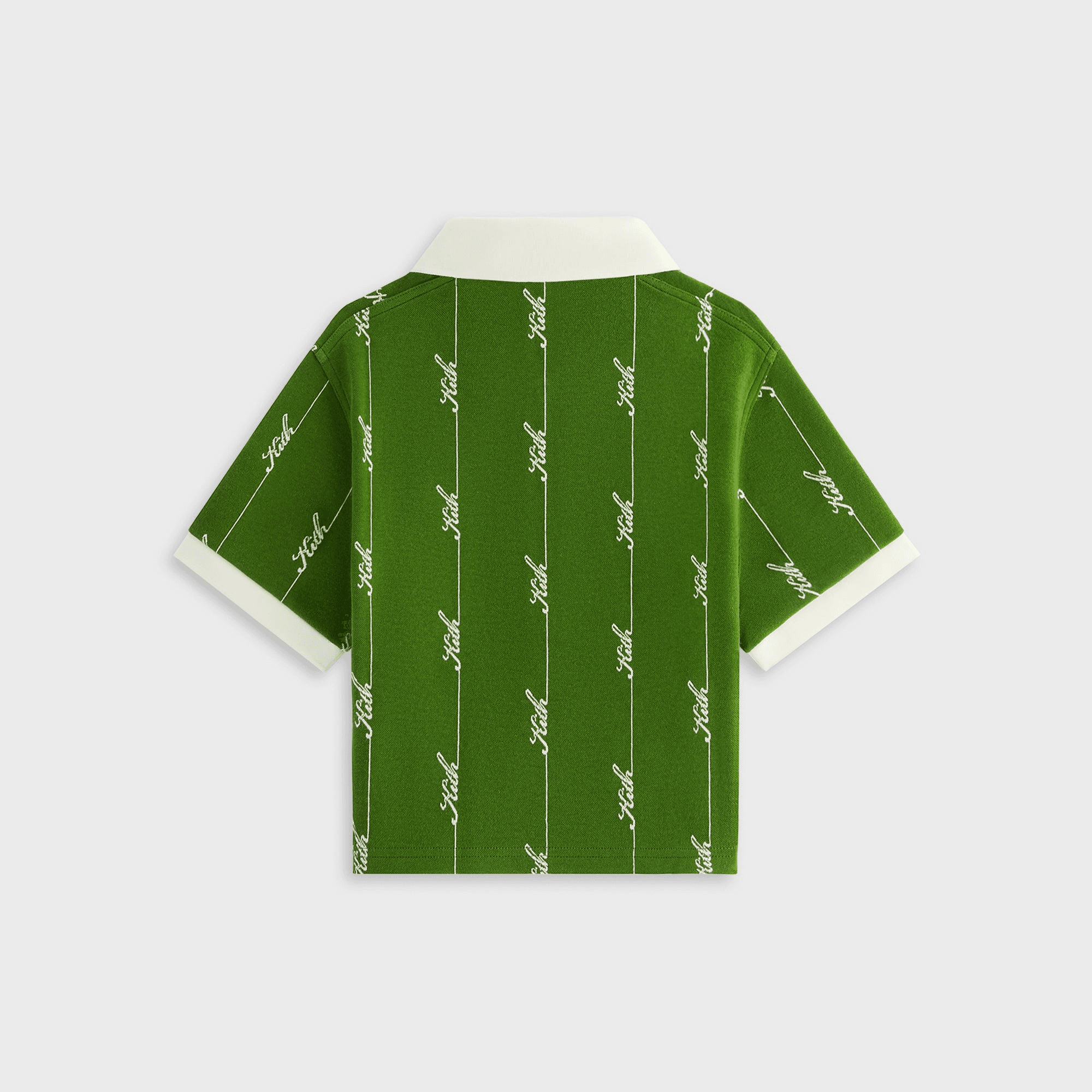 Kith Women Taylen Pique Logo Knit Polo - Turf — Image 5