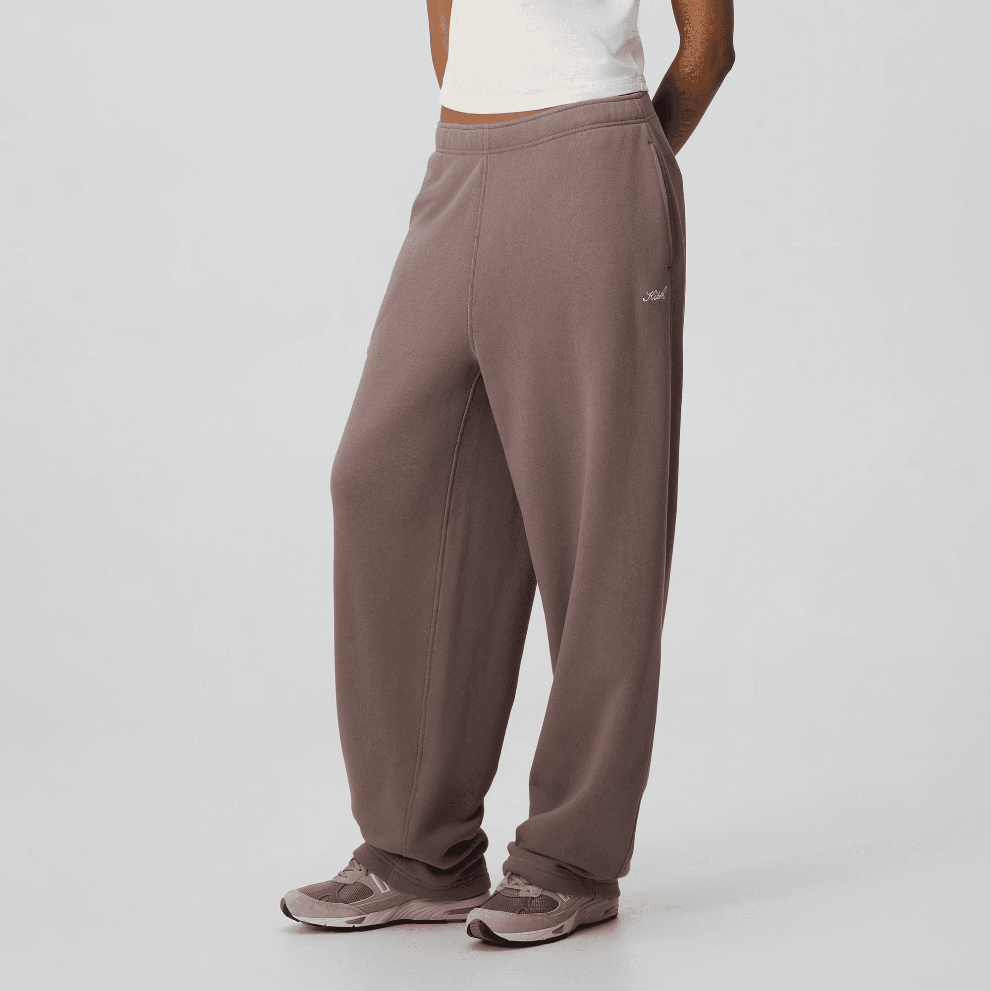 Kith Women Ava Loop Terry Sweatpant - Timber — Image 4