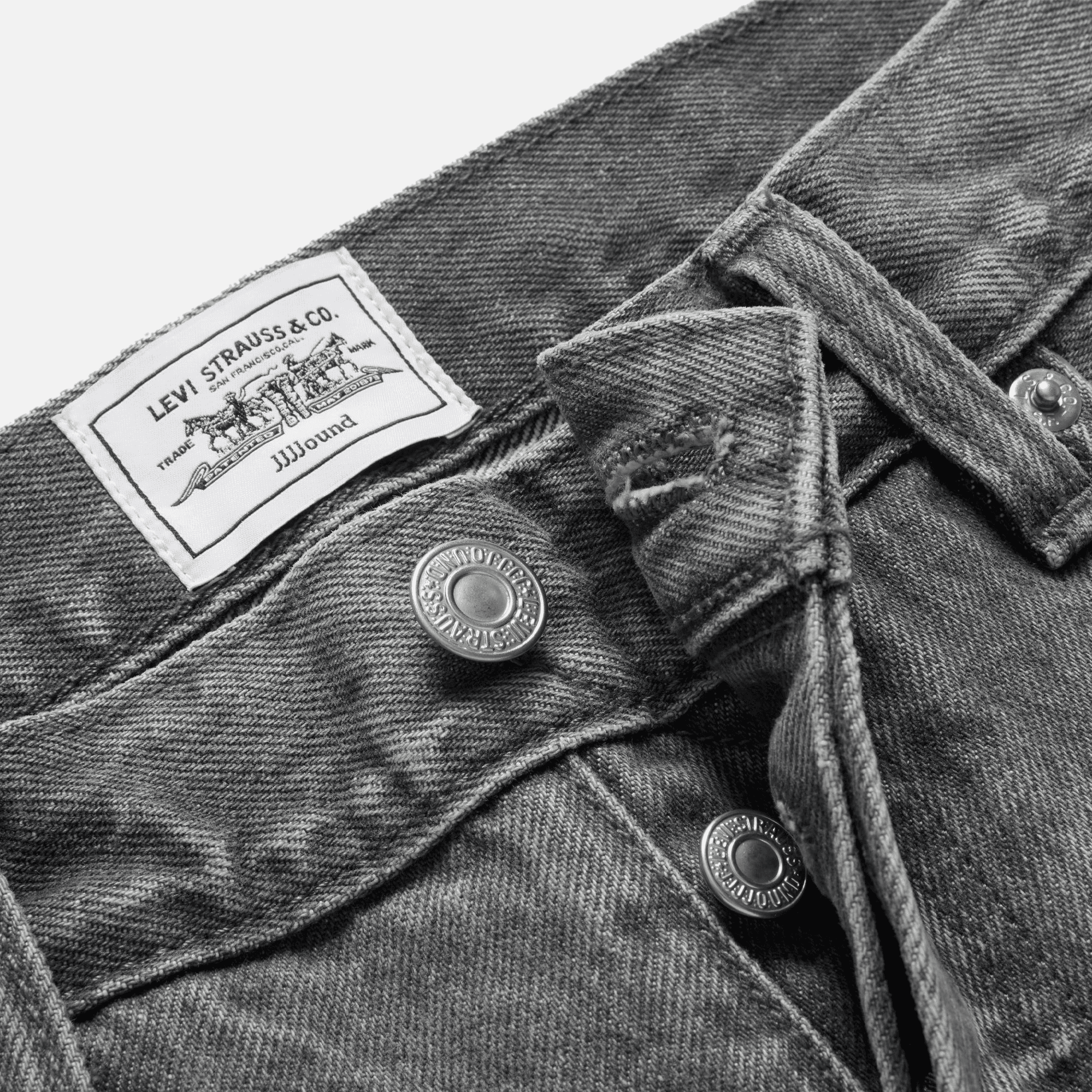 Levi's x JJJJound 501 '93 Jean - Grey Stonewash — Image 5