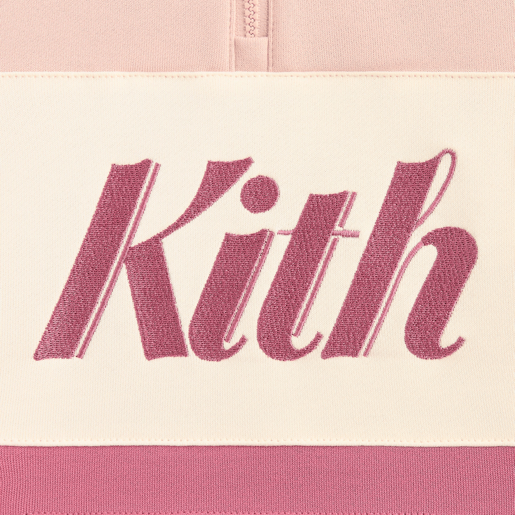 Kith Kids Nelson Quarter Zip Rugby - Peach Powder — Image 2