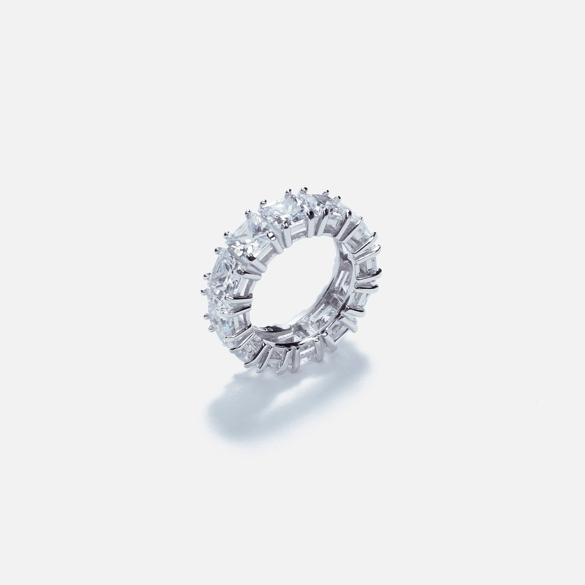 Amy Shehab Square Pinky Ring 6MM - Silver