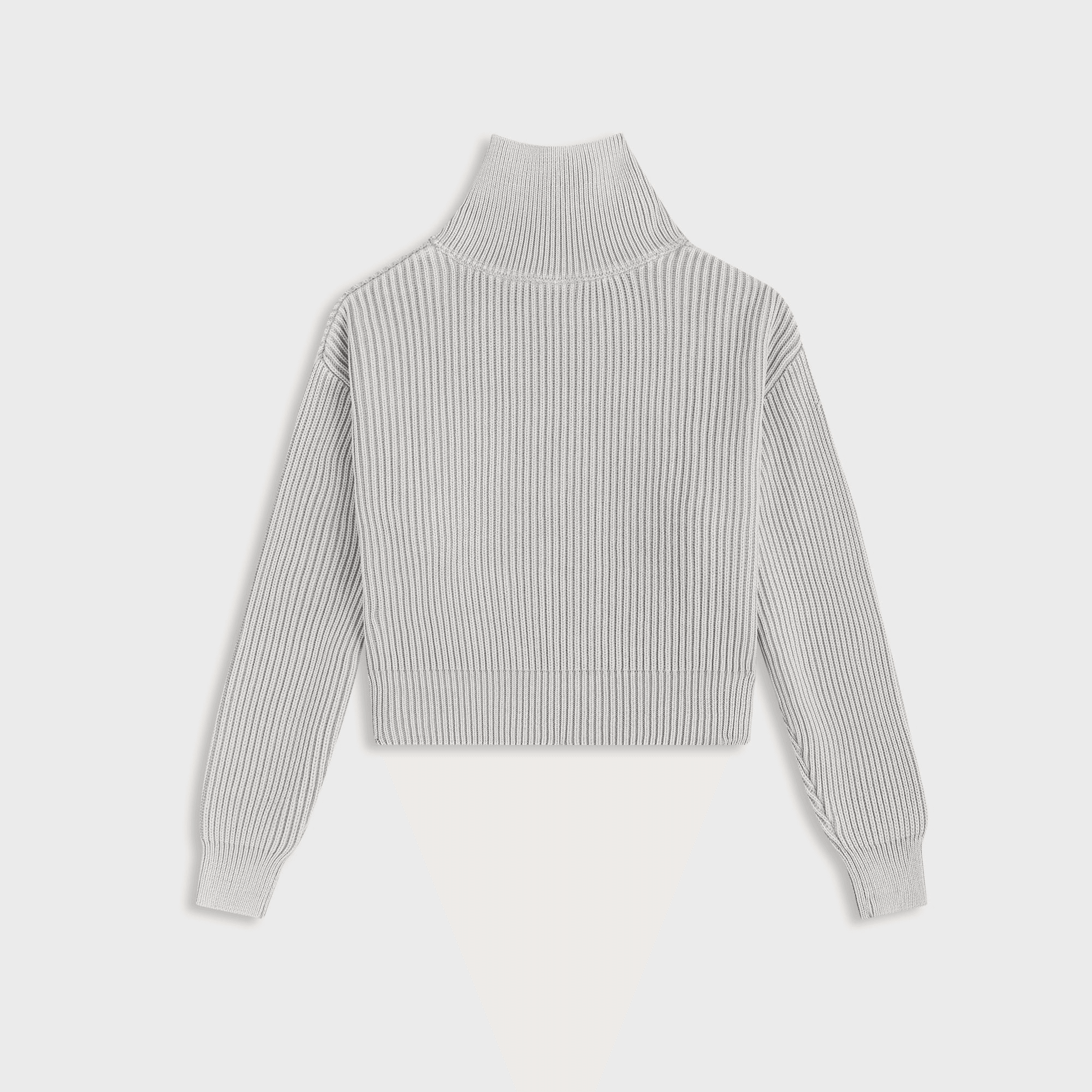 Kith Women Wyler III Asymmetrical Zip Sweater - Mist — Image 5
