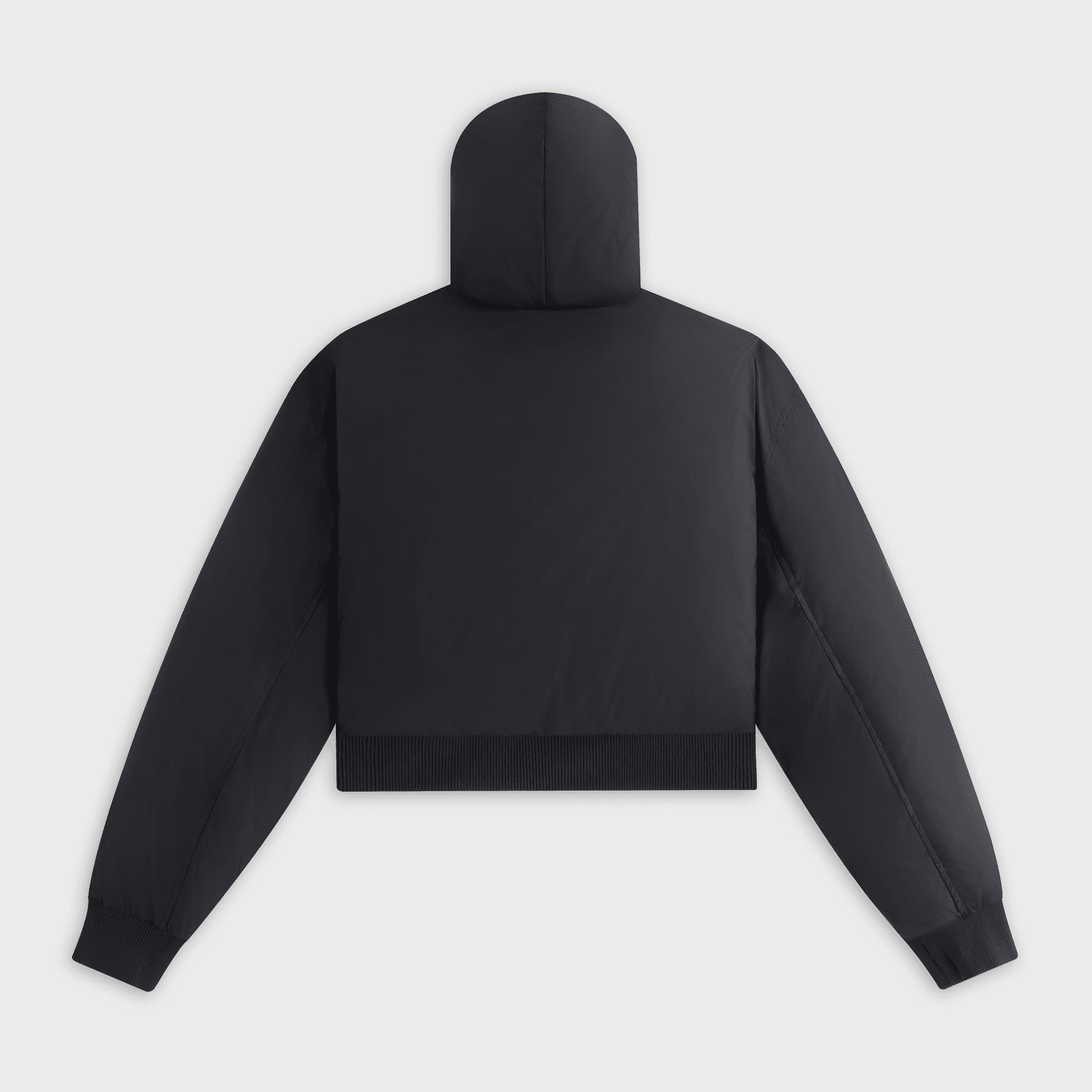 Kith Women Bex Cropped Nylon Puffer - Black — Image 5