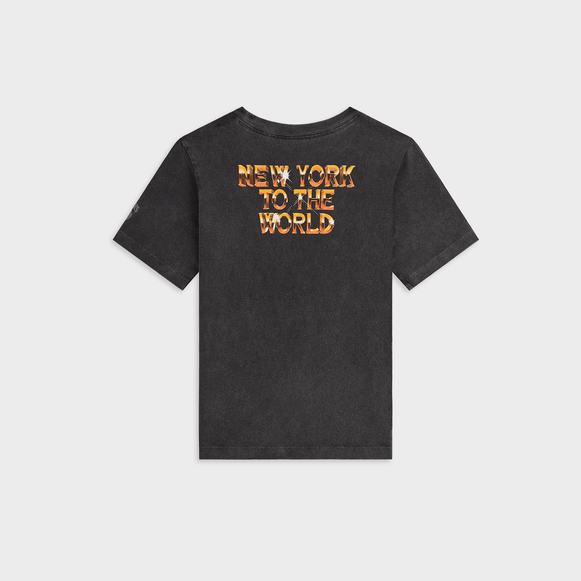 Kith Kids for the New York Knicks Gold Vintage Tee - Black — Image 9