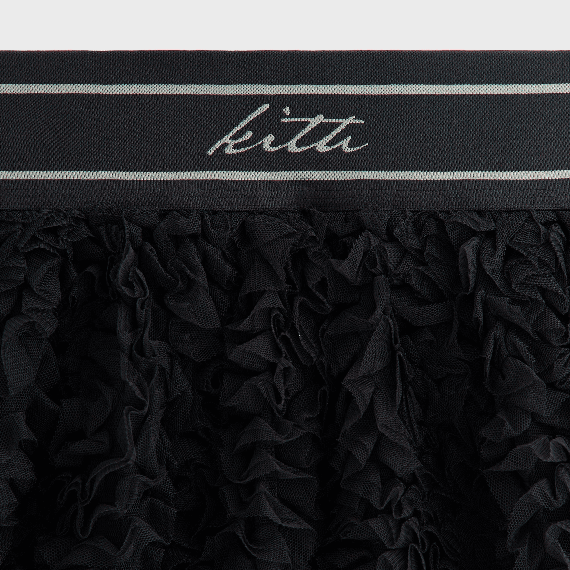 Lisa for Kith Women Rina Ruffle Midi Skirt - Black — Image 2
