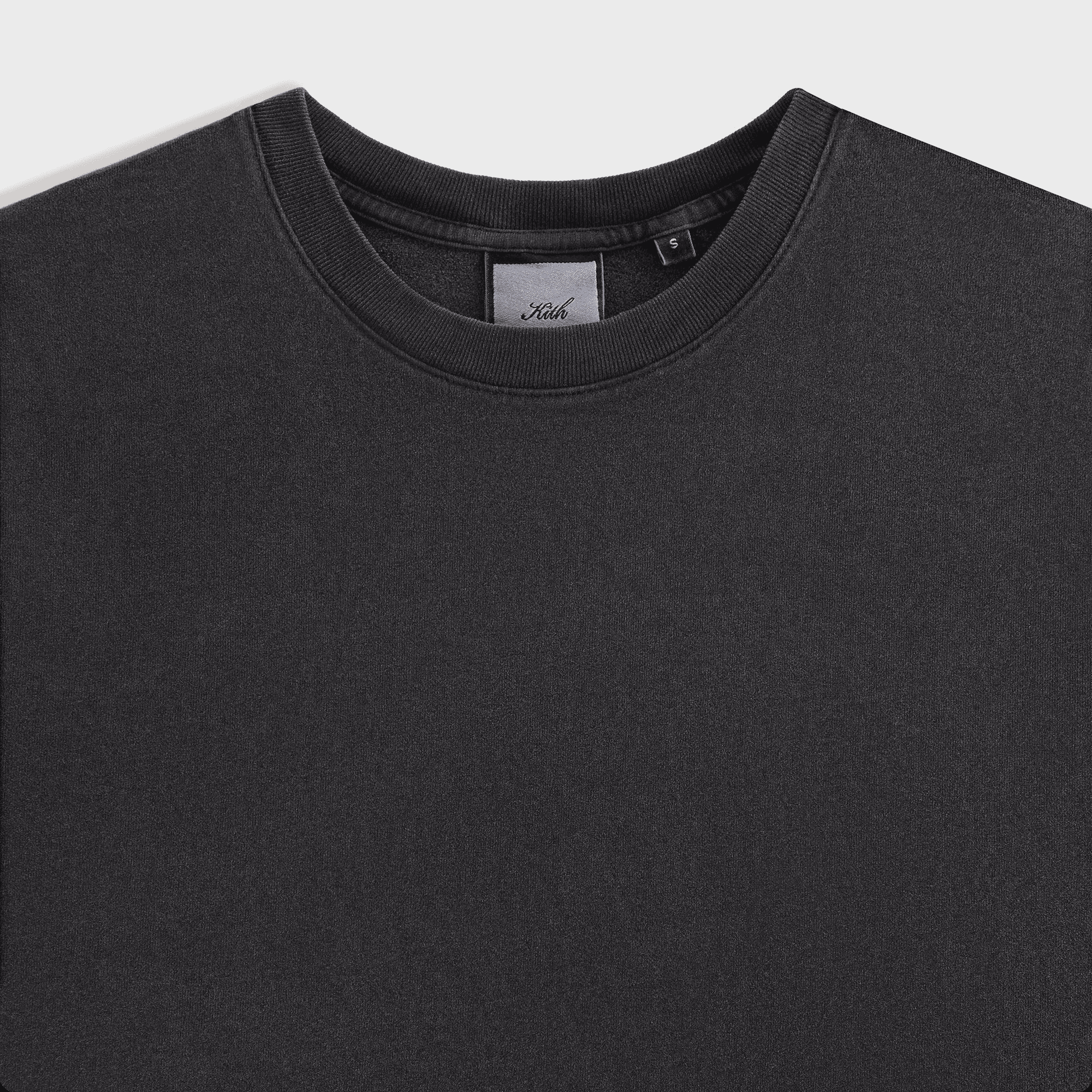 Kith Women Oversized Jay Sueded Long Sleeve - Black — Image 2