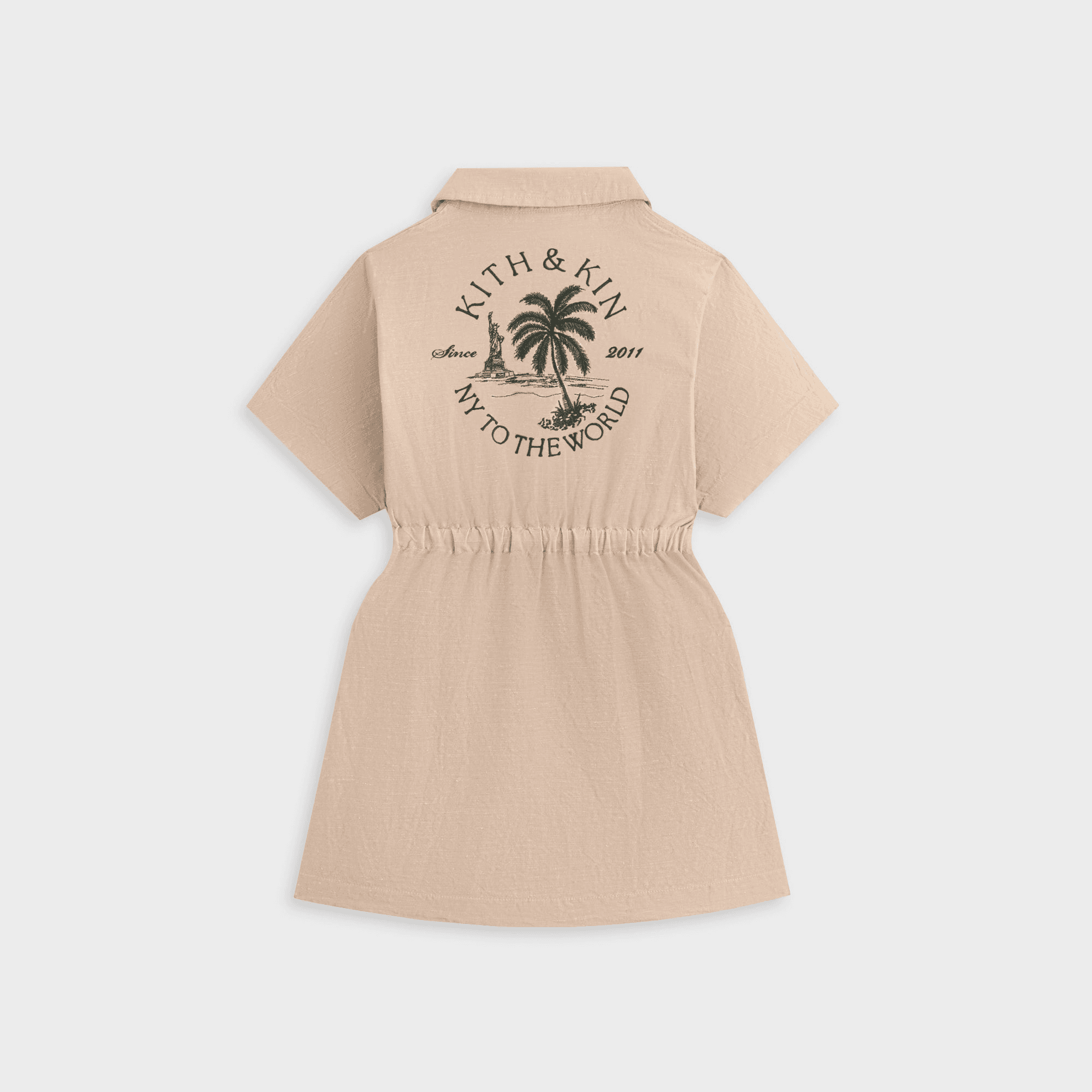 Kith Kids Bella Utility Dress - Canvas — Image 5