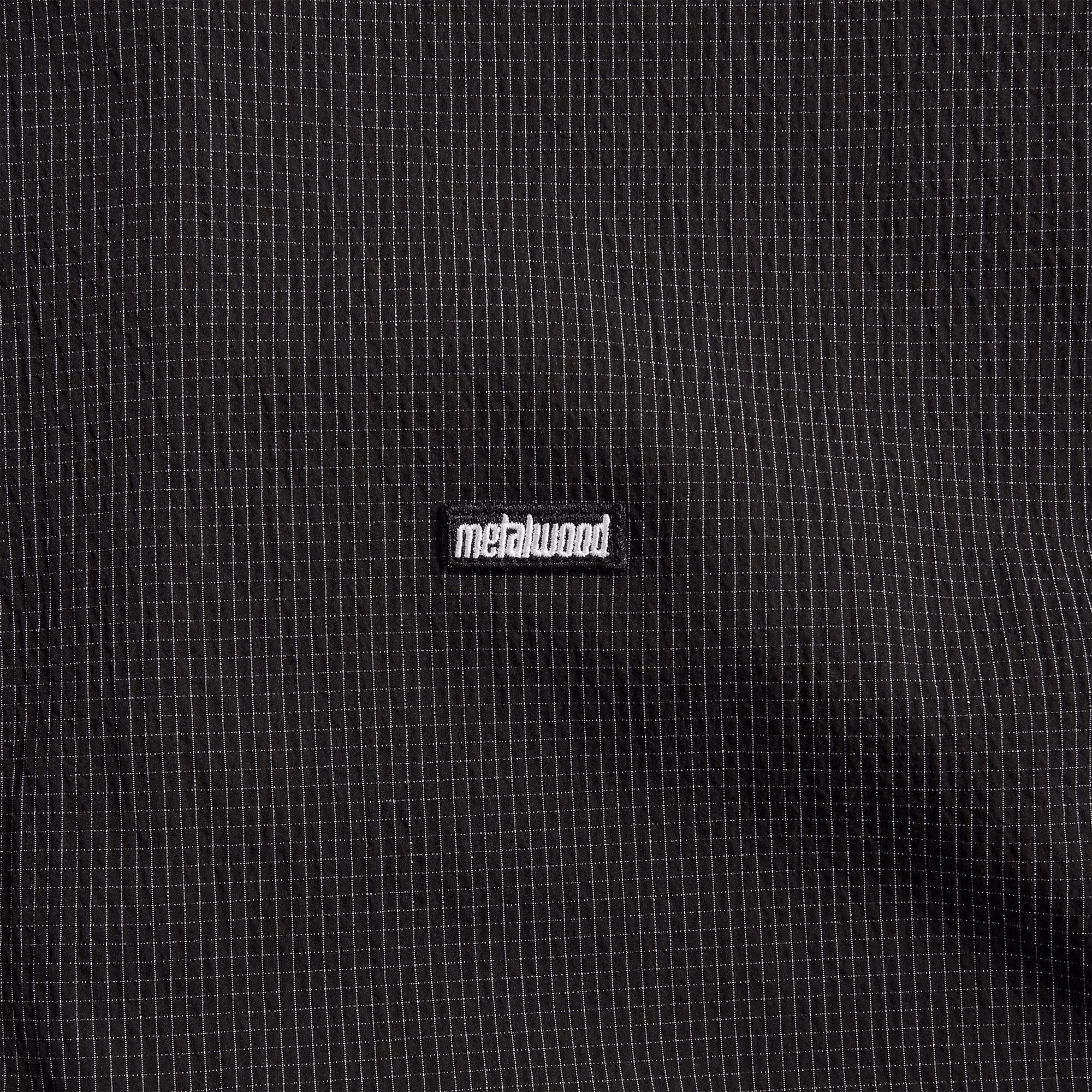 Metalwood Lightweight Track Jacket - Black — Image 2