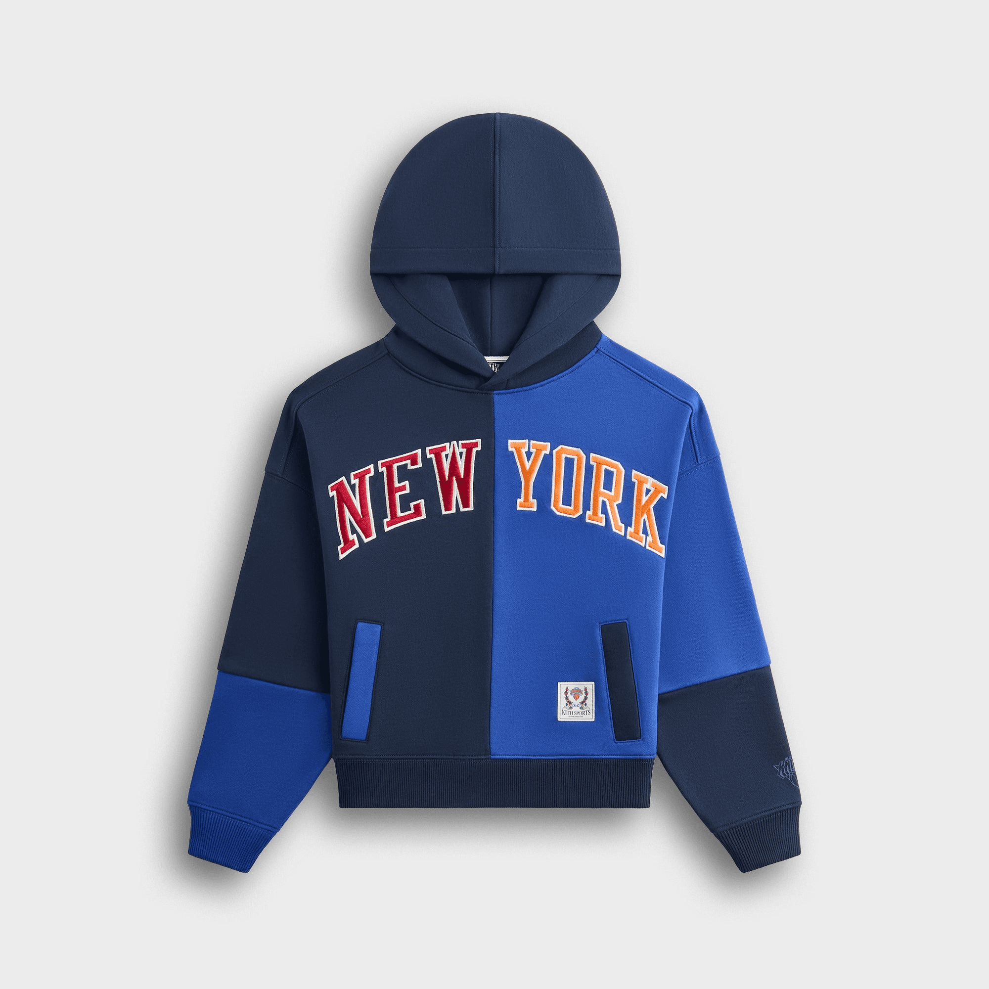 Kith Kids for the New York Knicks Mash Up Nelson Hoodie - Nocturnal