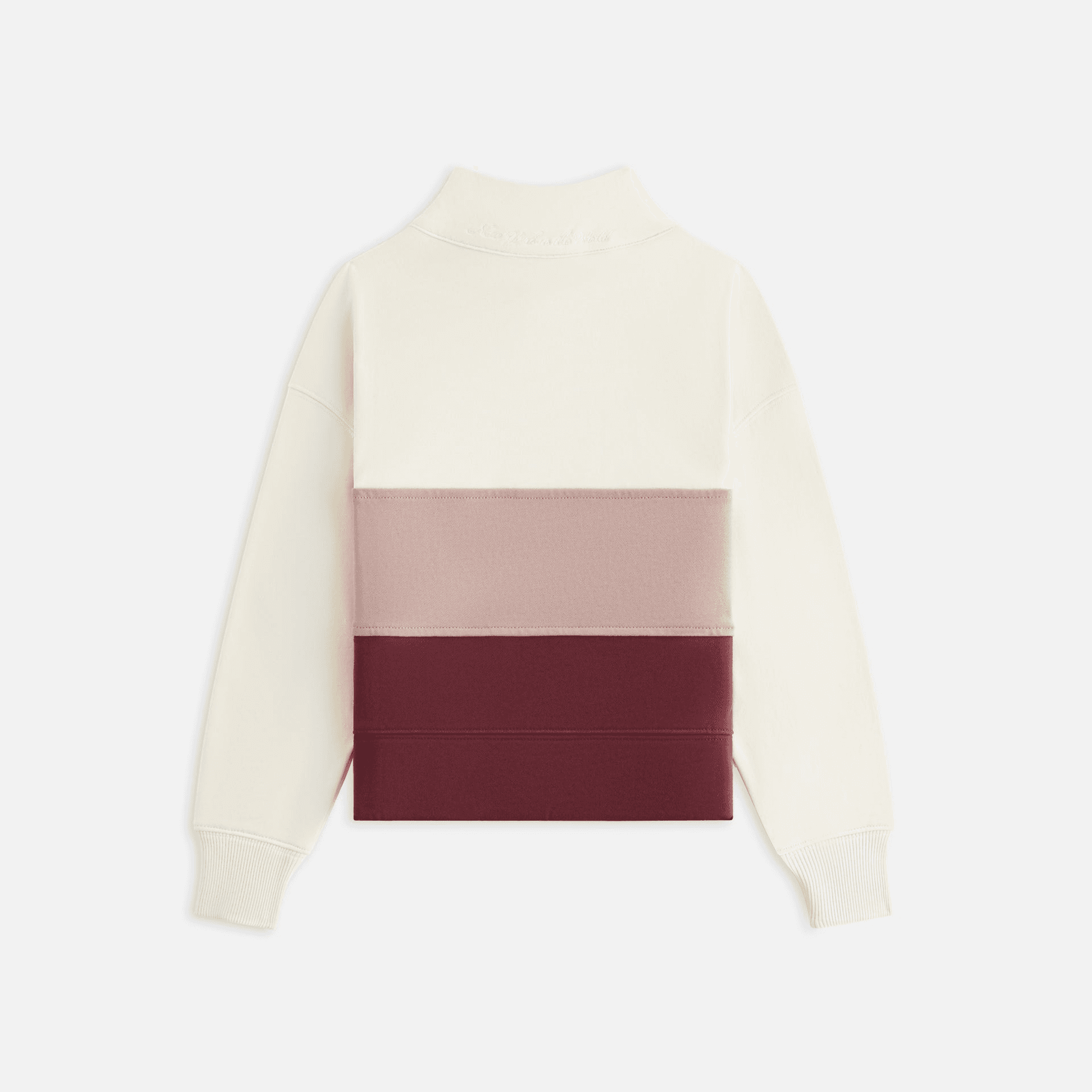 Kith Kids Color-Blocked Hunter Quarter Zip - Magma — Image 5