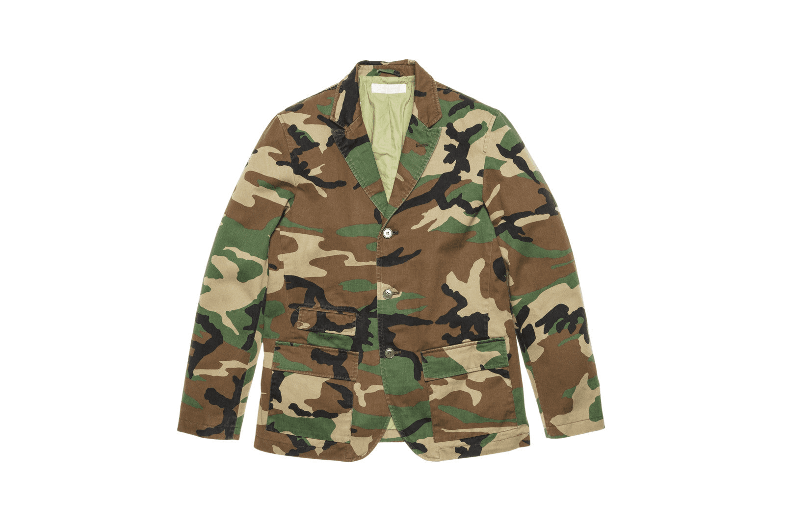 Ones Stroke Cotton Twill Blazer - Camo — Image 4