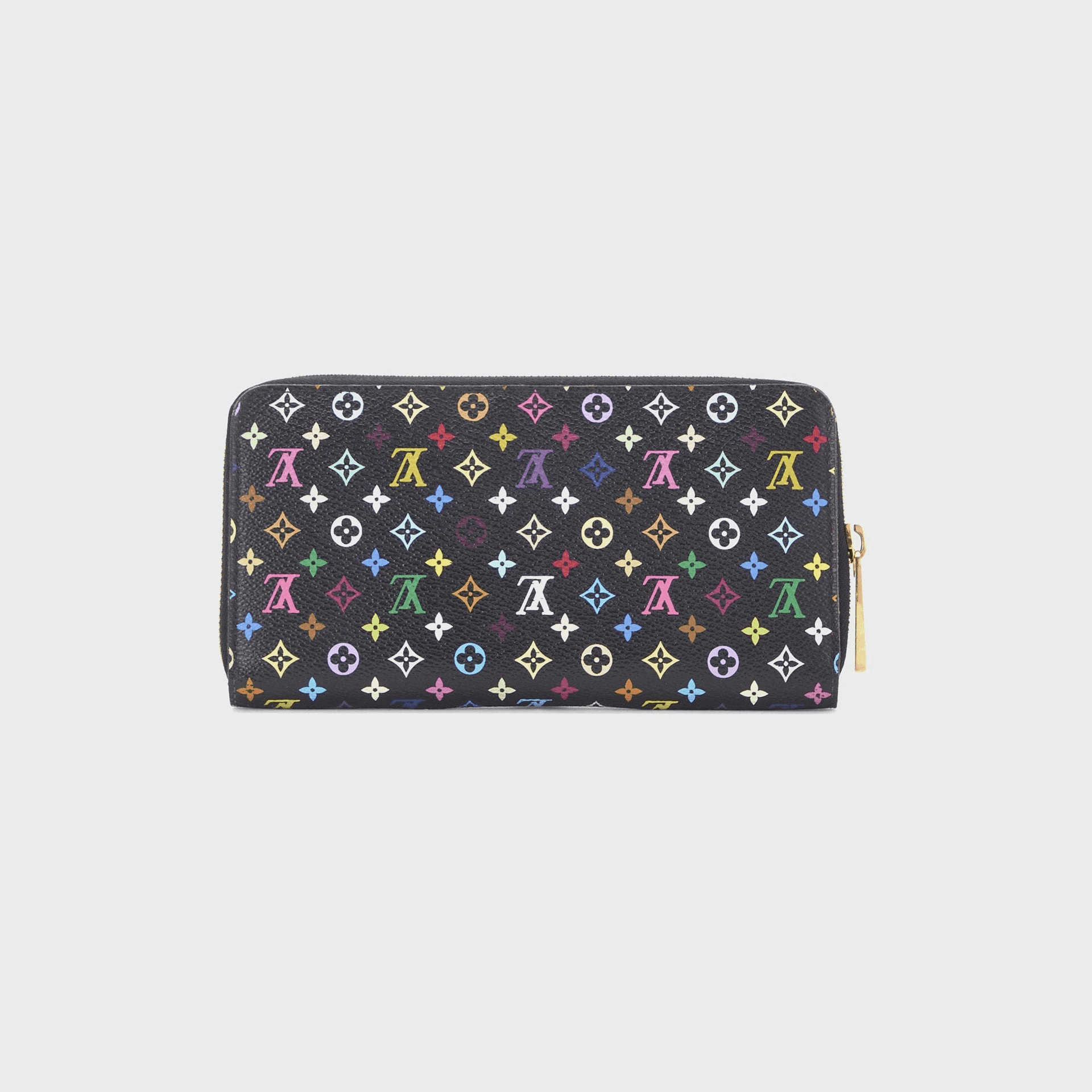 WGACA Louis Vuitton x Takashi Murakami Multi Zippy - Black — Image 3