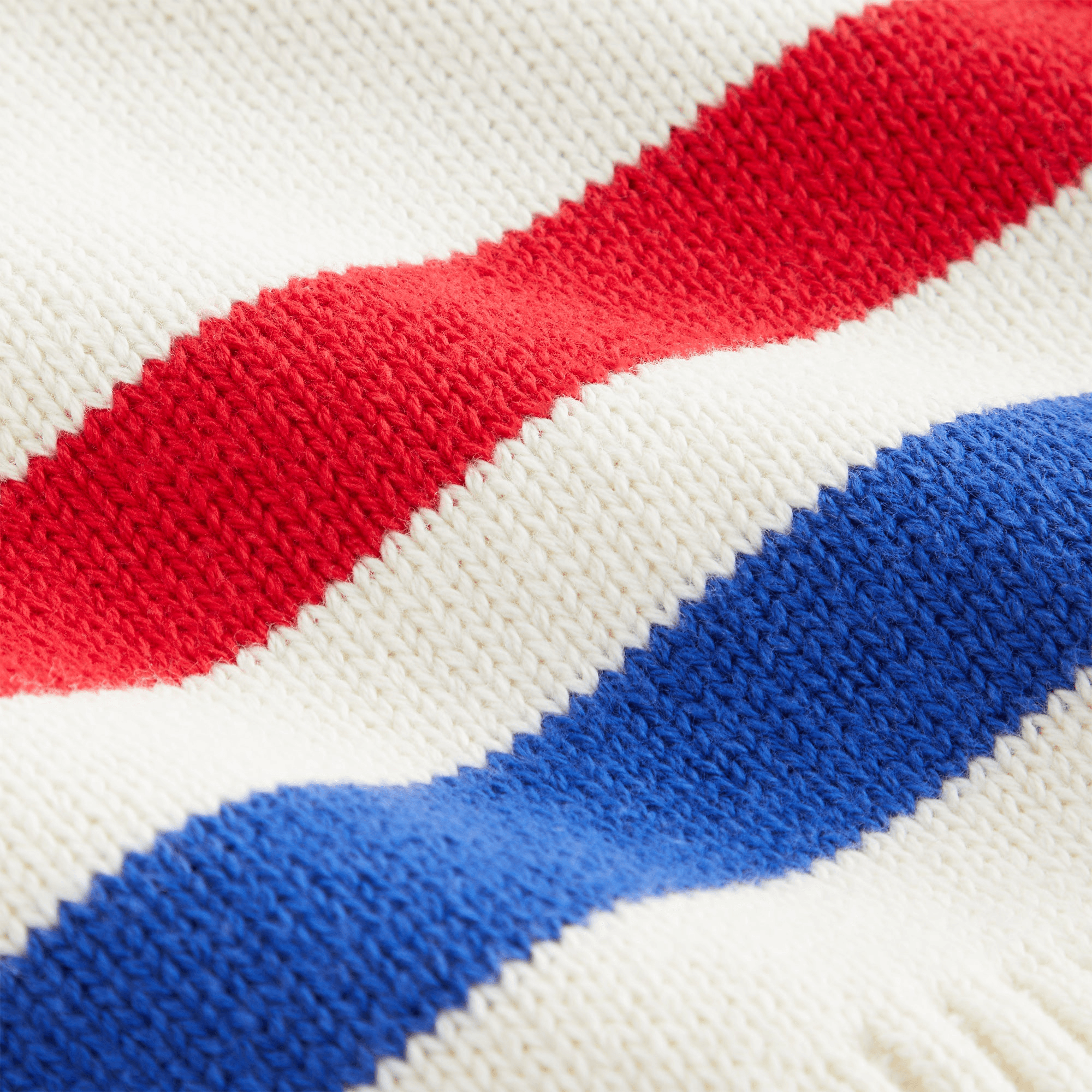 Kith Kids for the New York Rangers V-Neck Lewis Sweater - Sandrift — Image 3