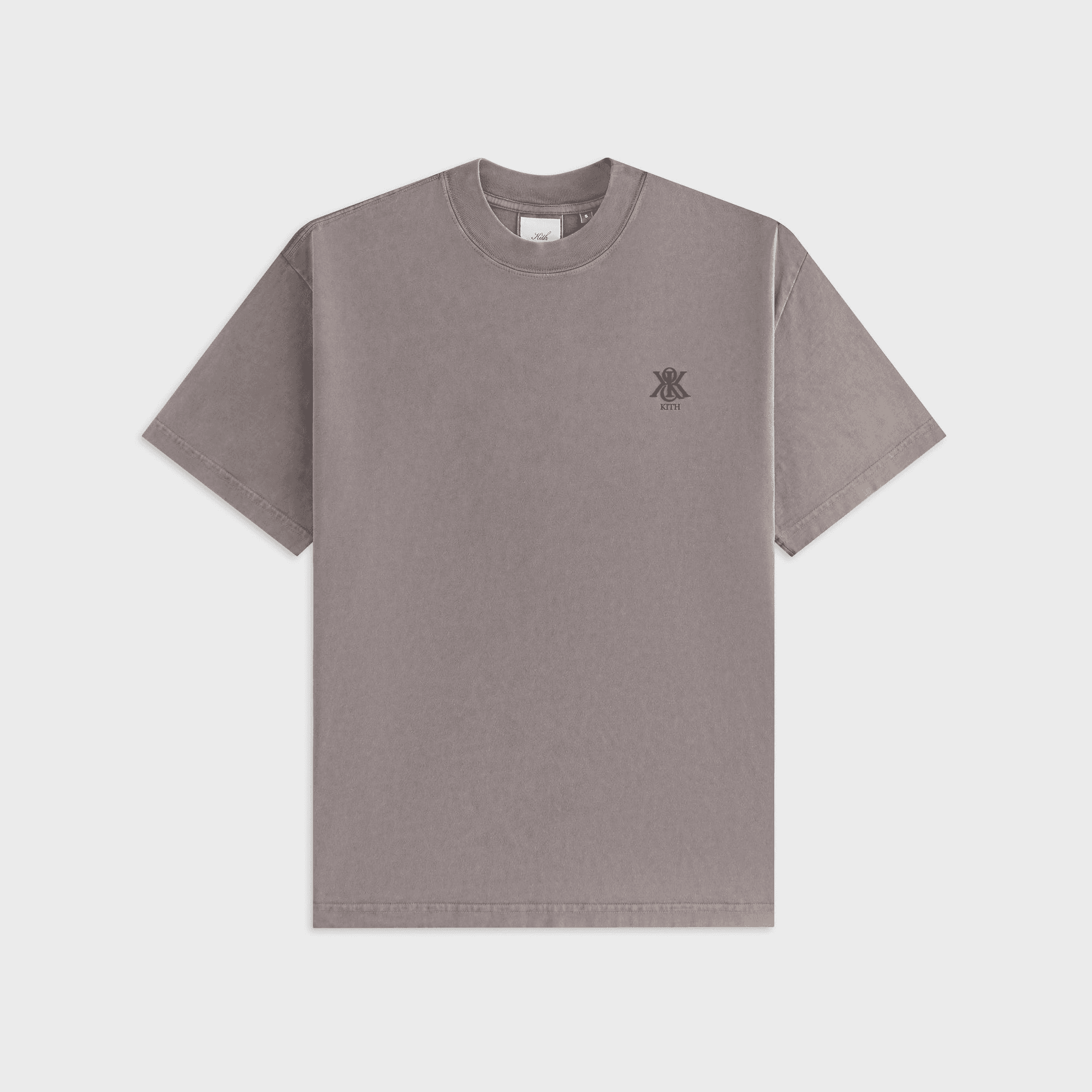 Kith Women Mockneck Vintage Sueded Tee - Thunder