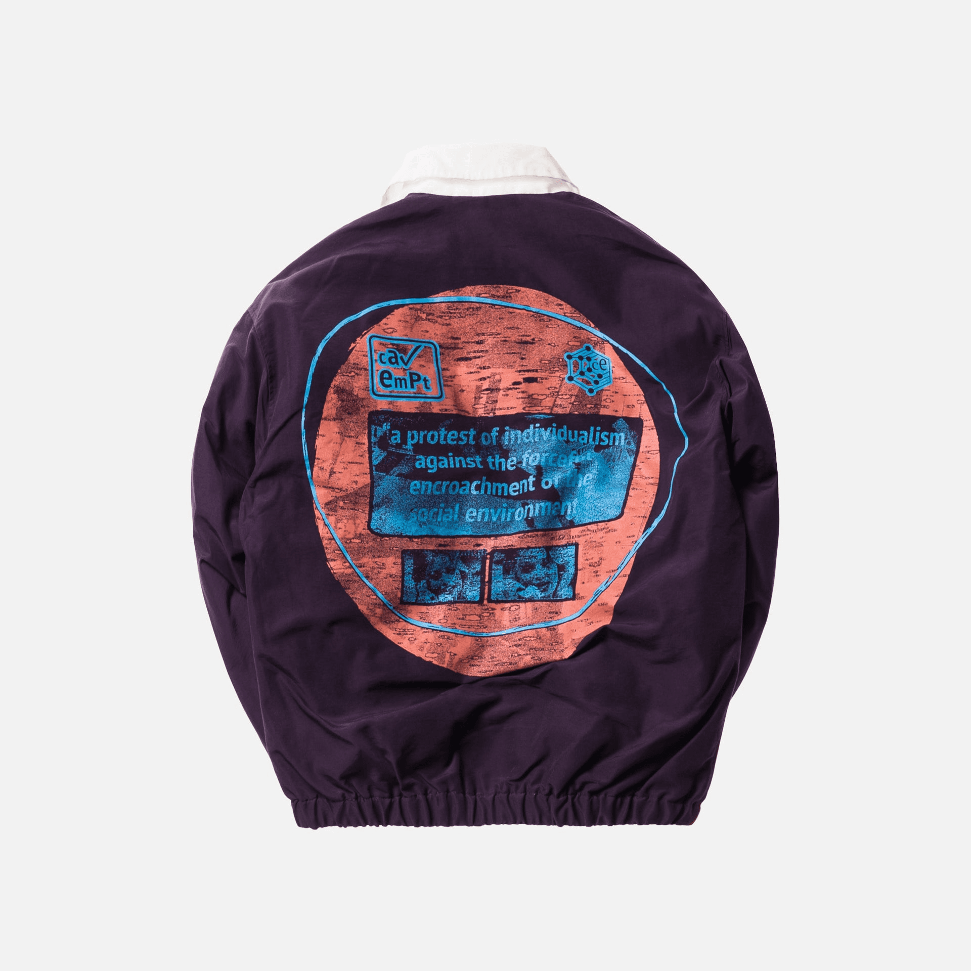 Cav Empt Training Jacket #5 - Purple — Image 2