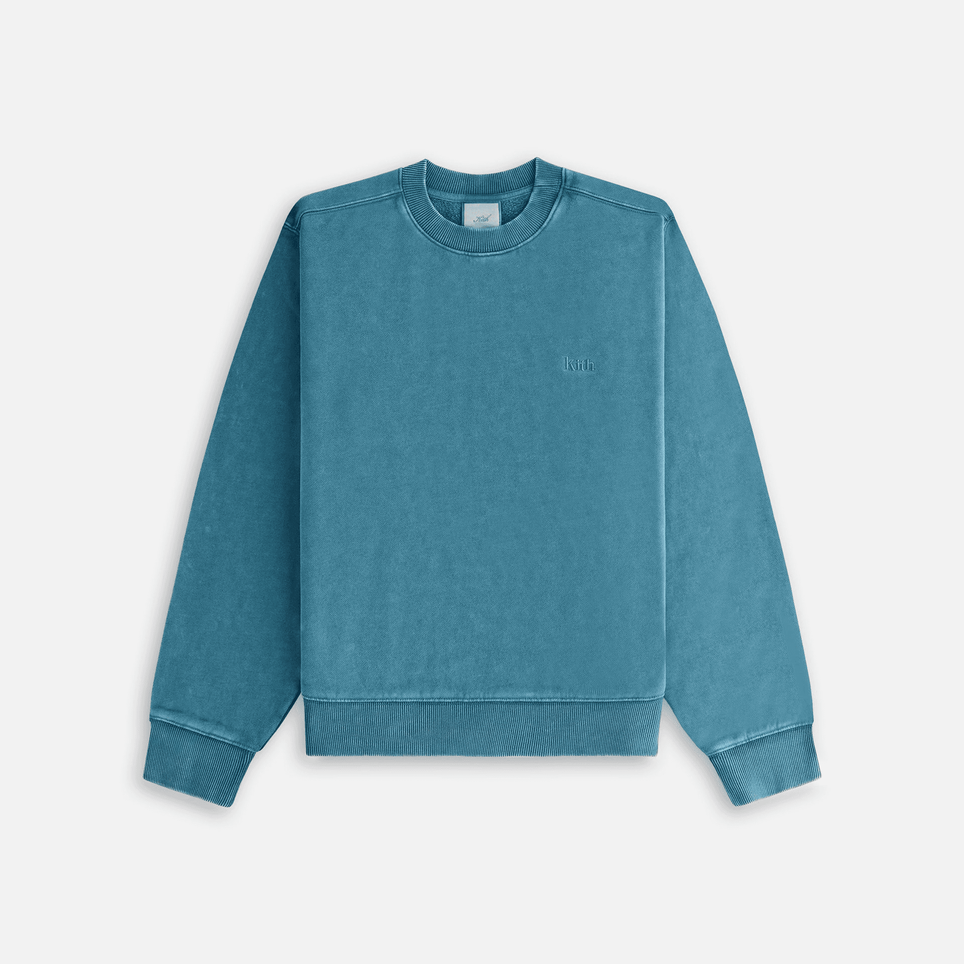 Kith Women Ashwin Sueded Crewneck - Anchor — Image 4