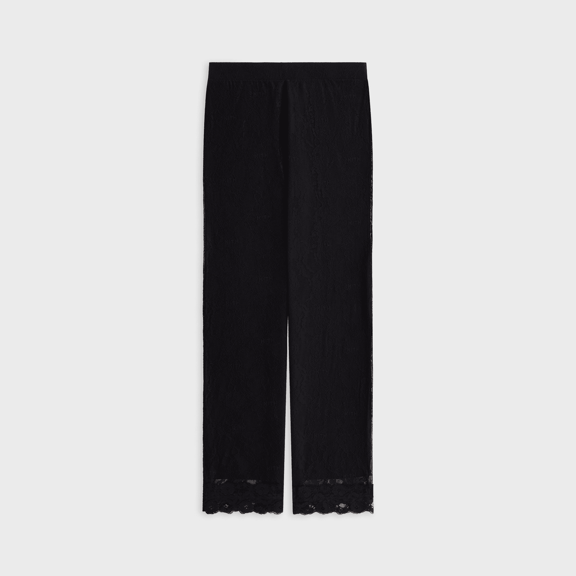 Lisa for Kith Women Elise Lace Low Rise Pant - Black