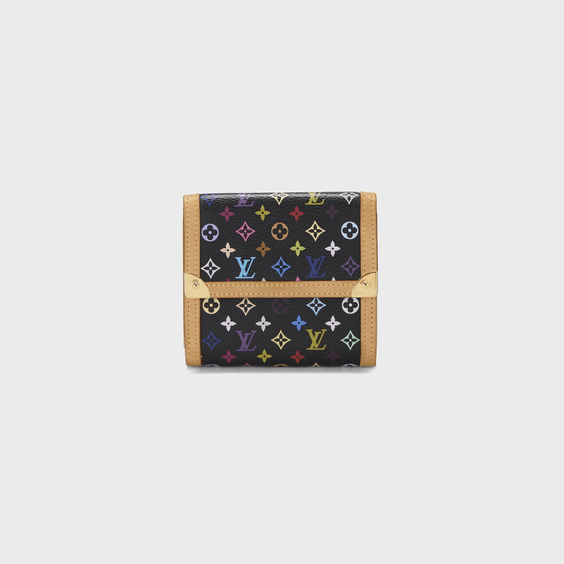 WGACA Louis Vuitton x Takashi Murakami Monogram Multicolore Elise - Black — Image 3
