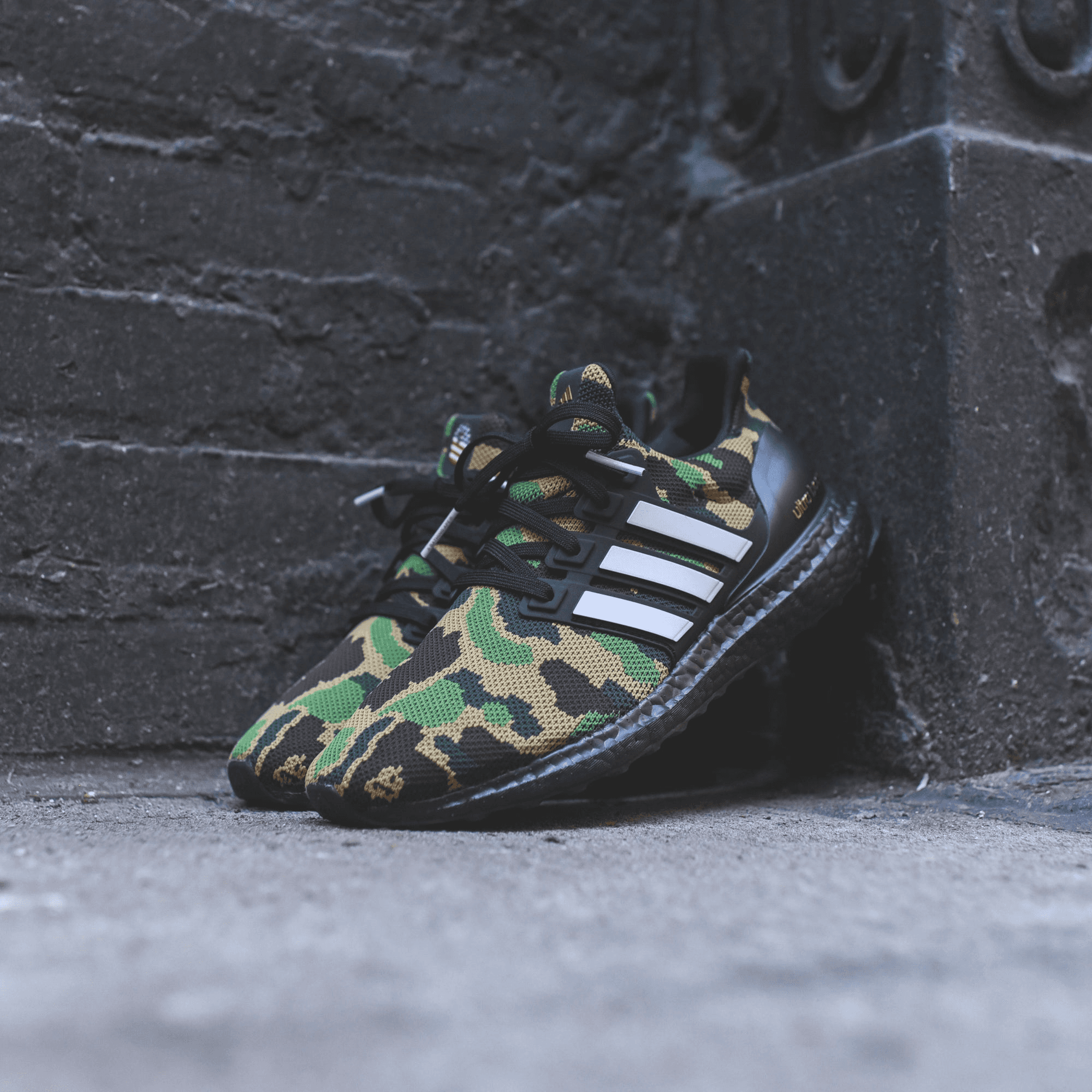 adidas Consortium x Bape UltraBoost - Green Camo — Image 3