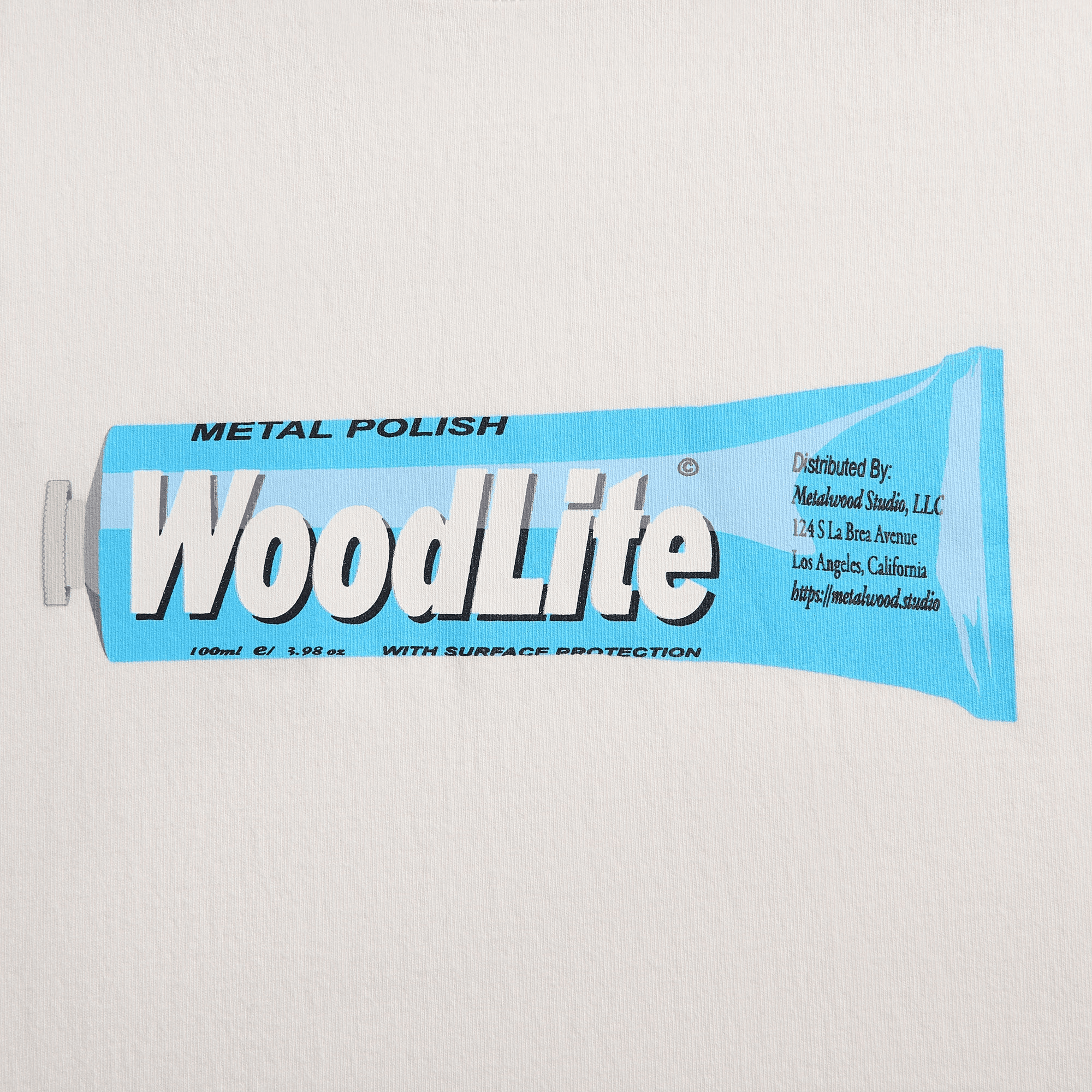 Metalwood Woodlite Tee - White — Image 2
