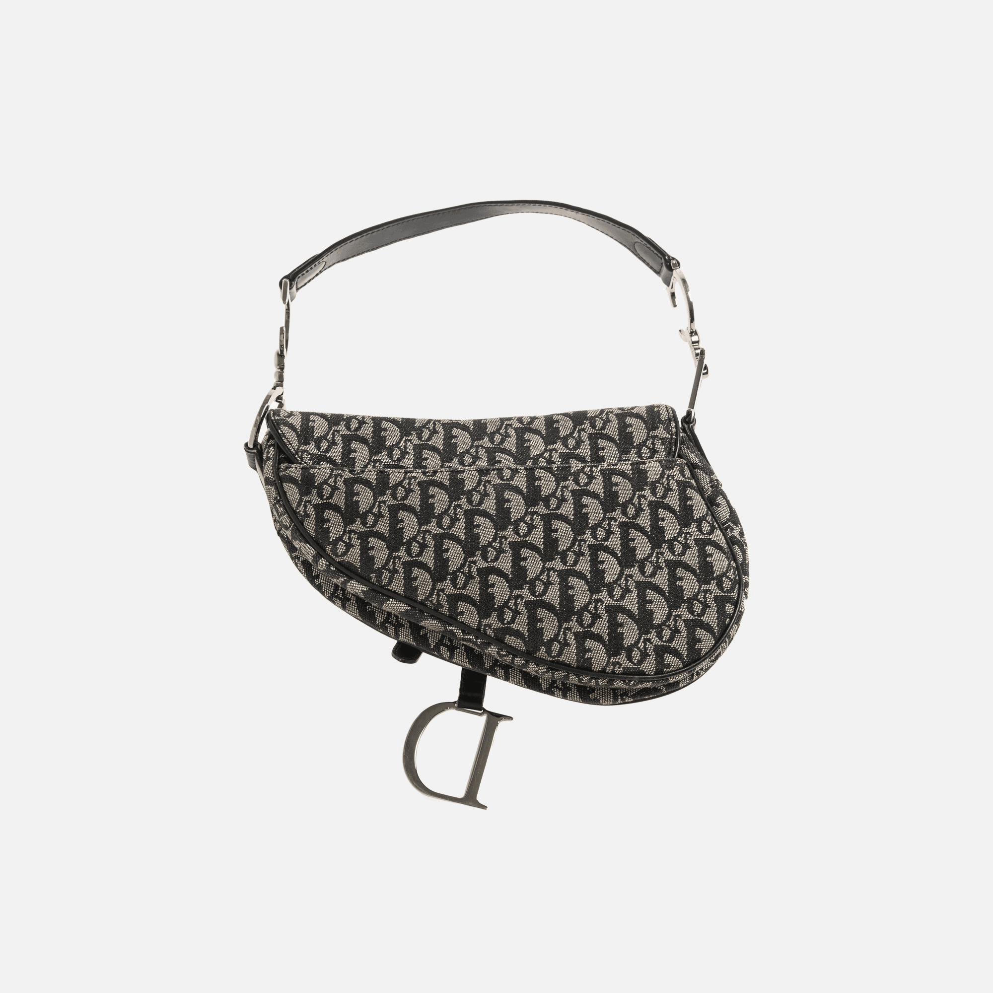 Dior Oblique Saddle Bag - Black — Image 5