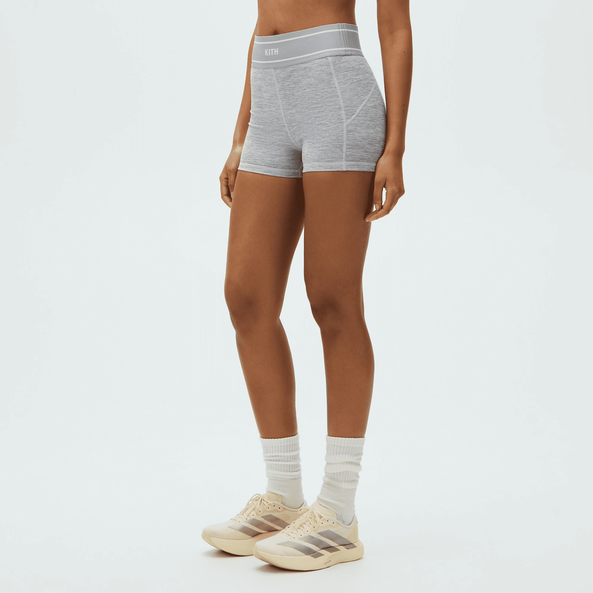Kith Women Mica Active Short - Cool Heather Grey — Image 5