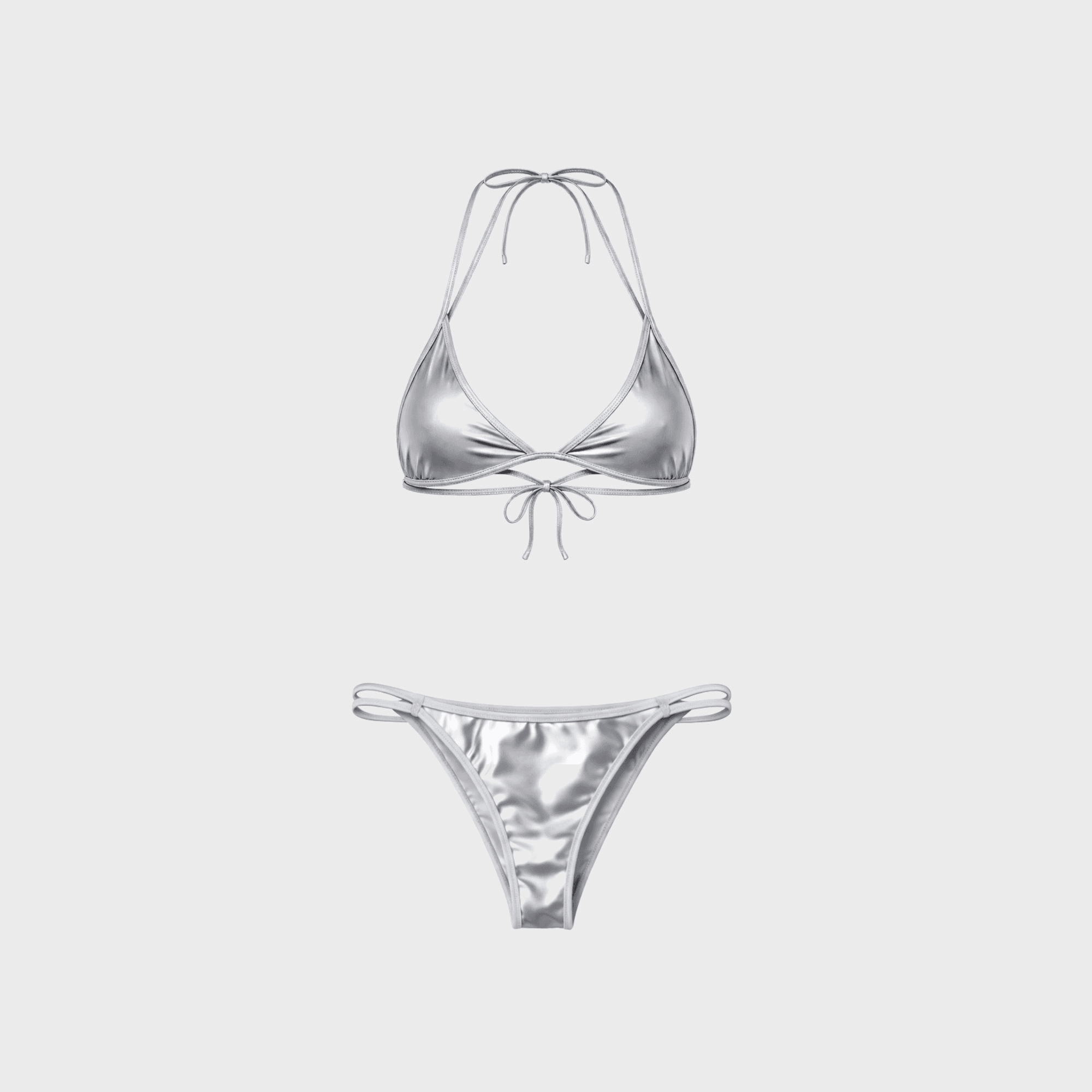 Naranja Furcado Bent Set - Silver - Image 1