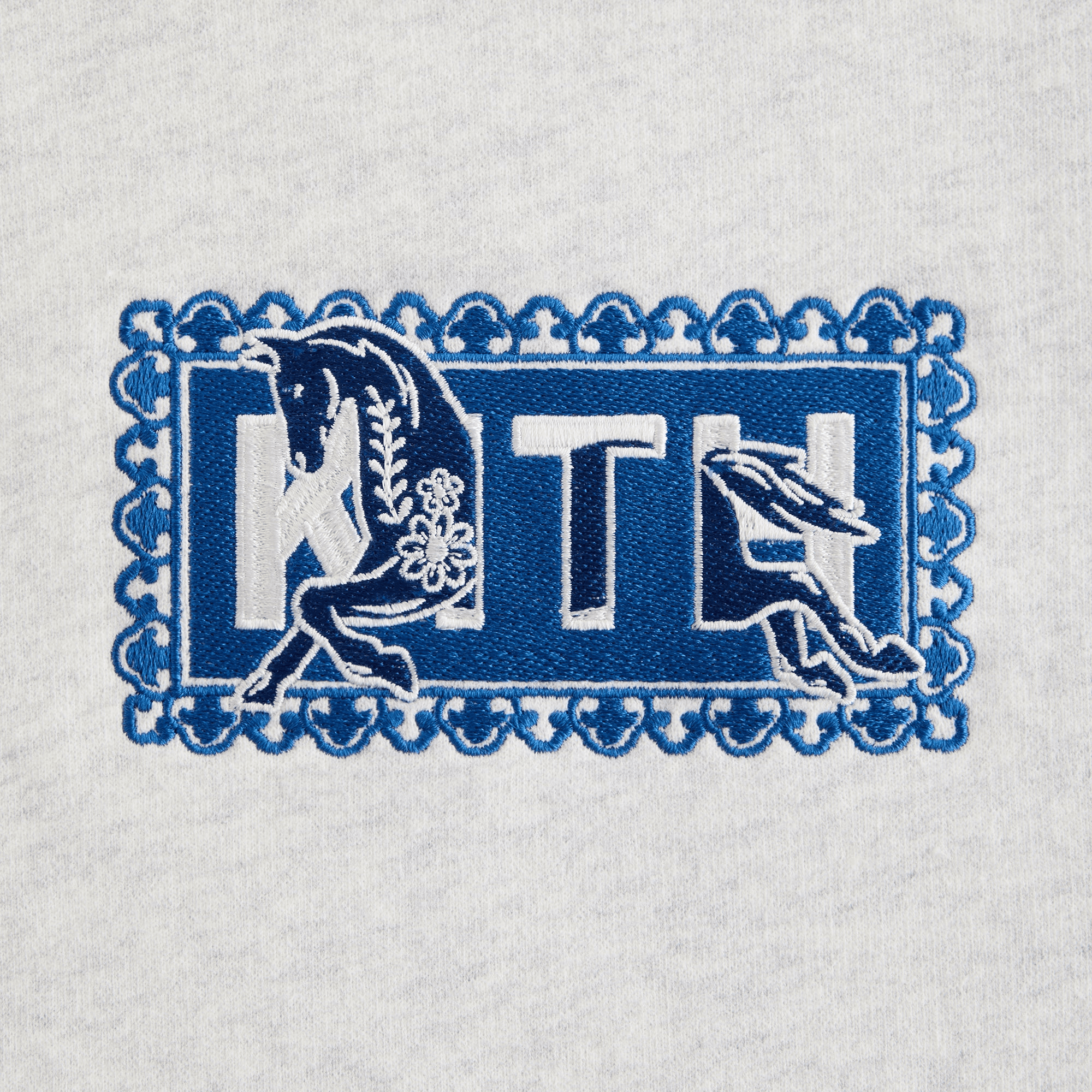 Kith Treats Year of the Horse Nelson Crewneck - Light Heather Grey — Image 2