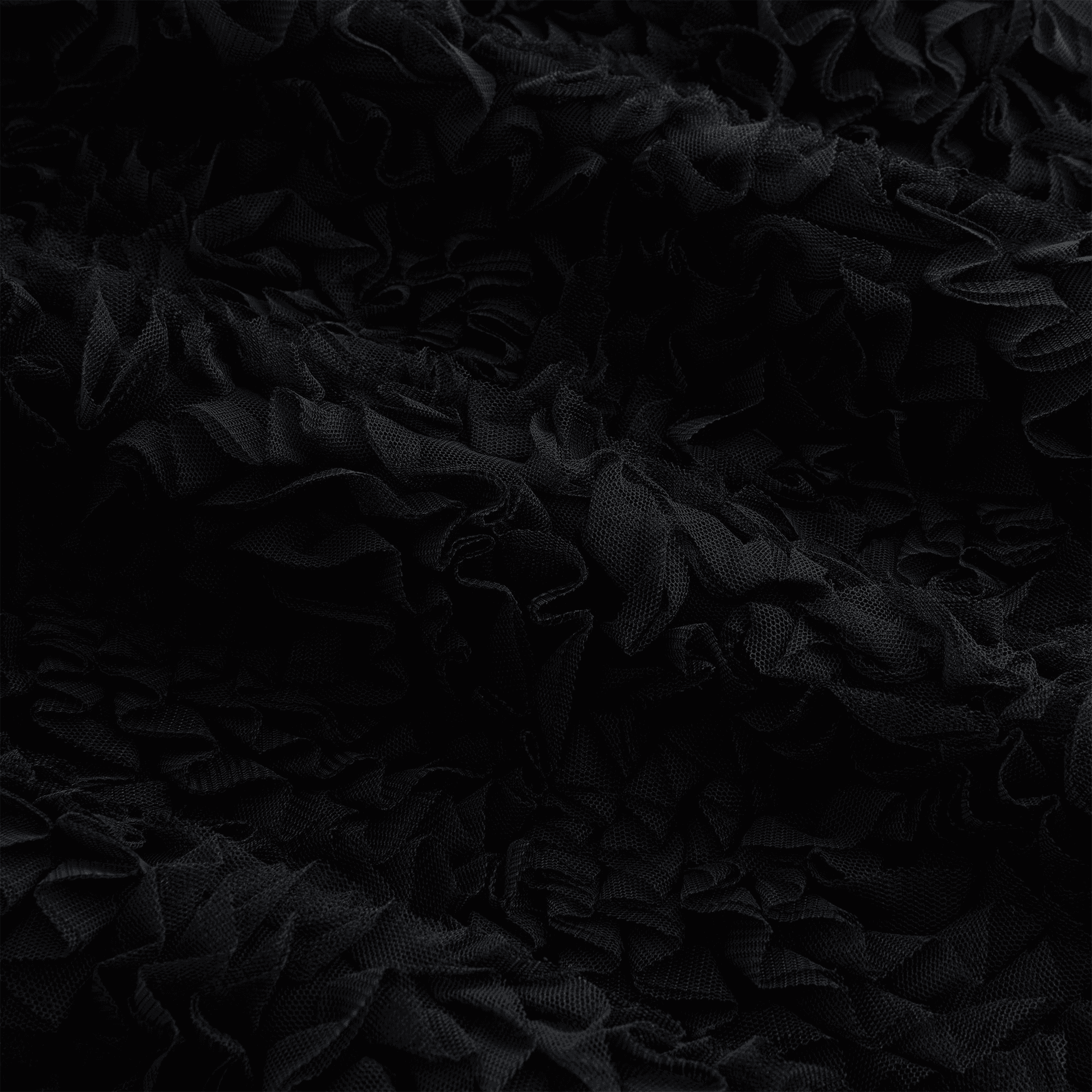Lisa for Kith Women Rina Ruffle Midi Skirt - Black — Image 3
