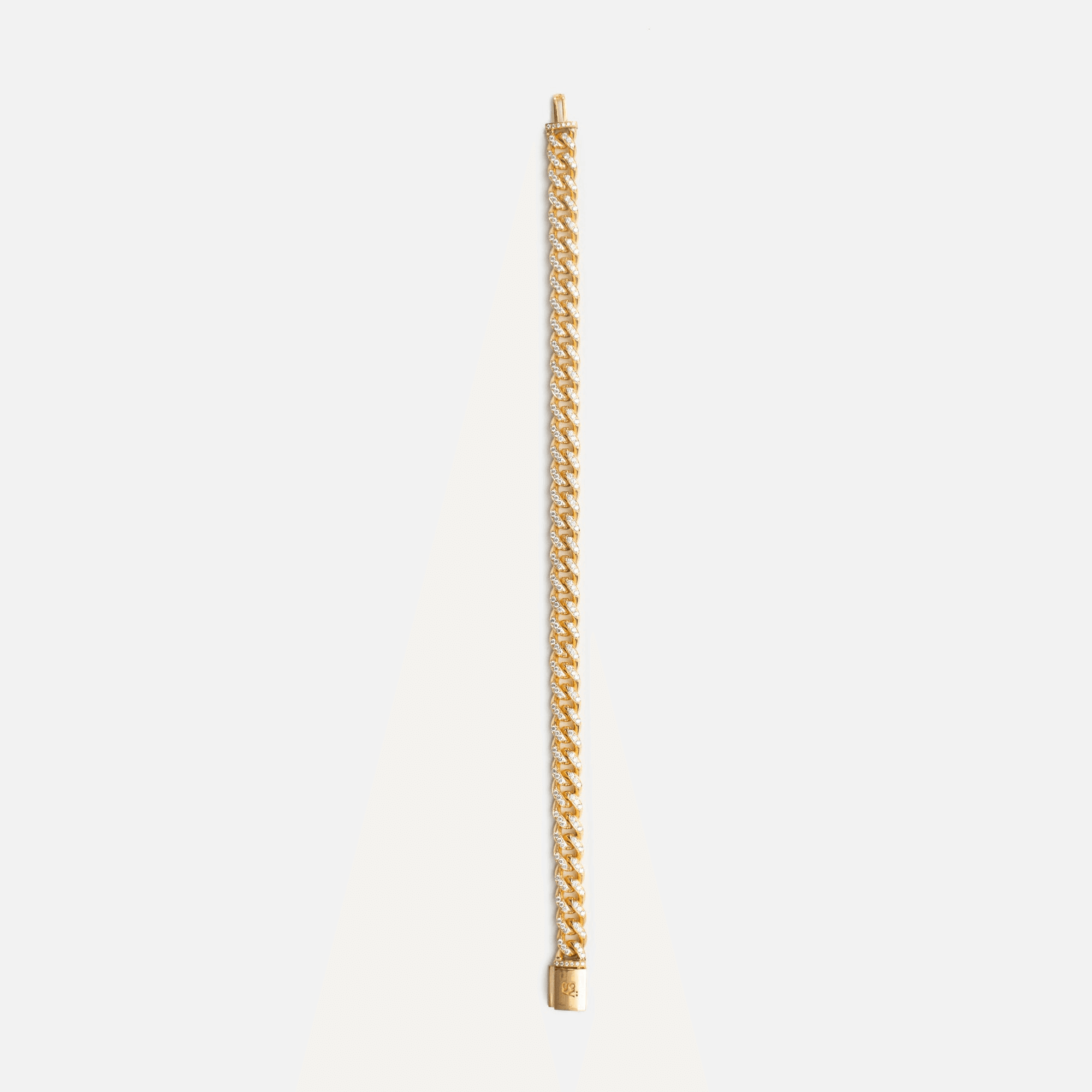 Greg Yuna Baby Cuban Bracelet - Yellow Gold — Image 3