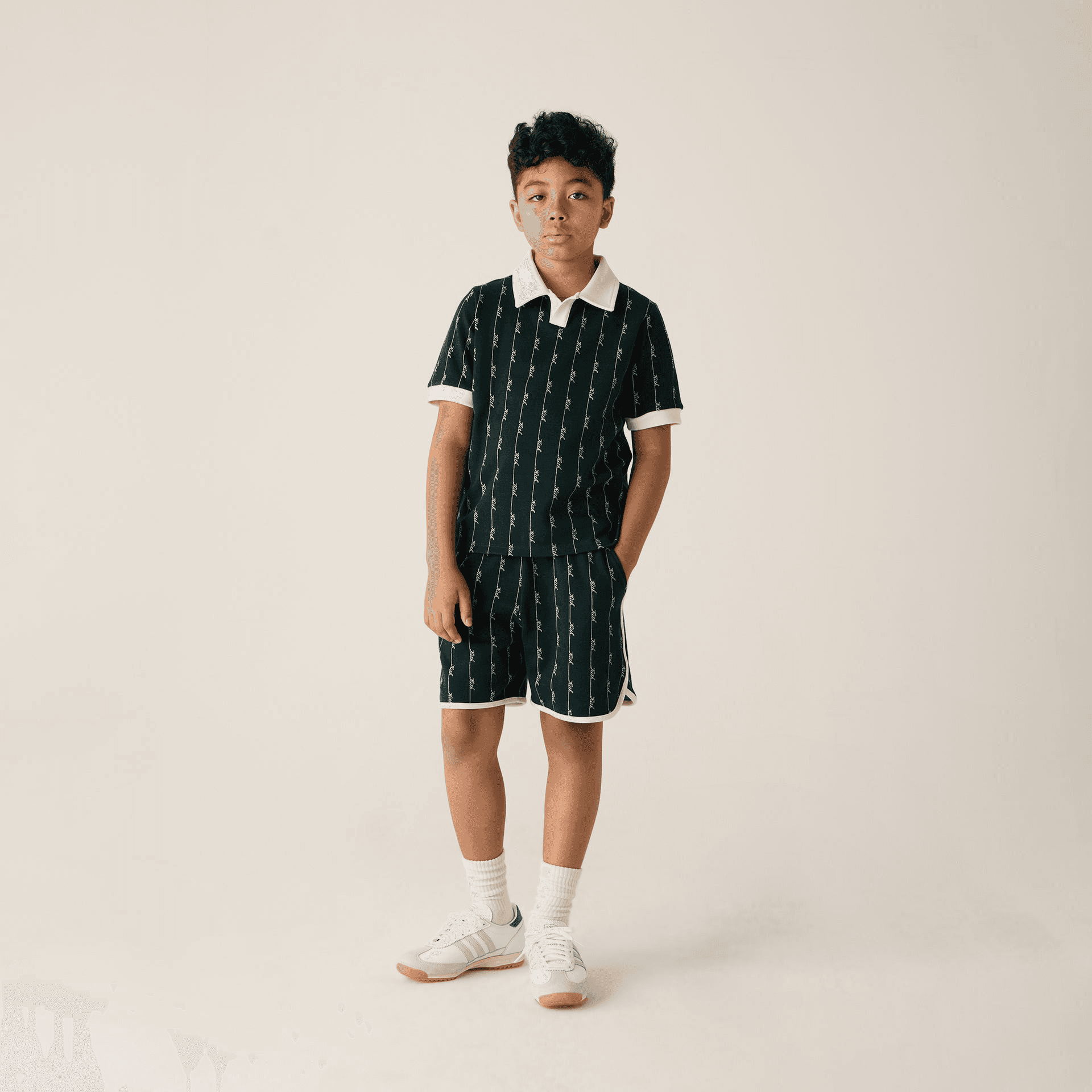 Kith Kids Script Knit Jordan Short - Stadium — Image 5
