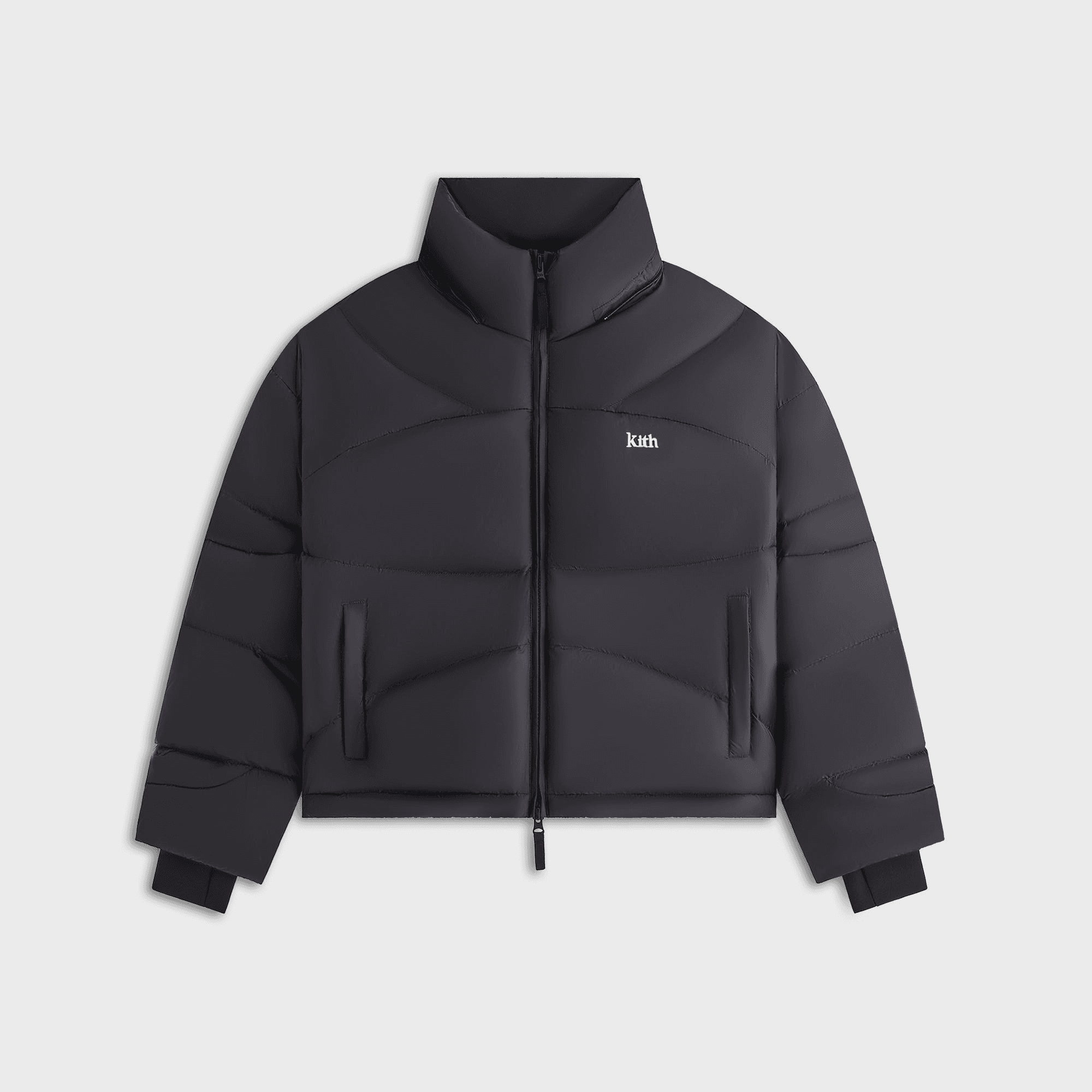 Kith Women Corey Hooded Nylon Puffer - Black — Image 14