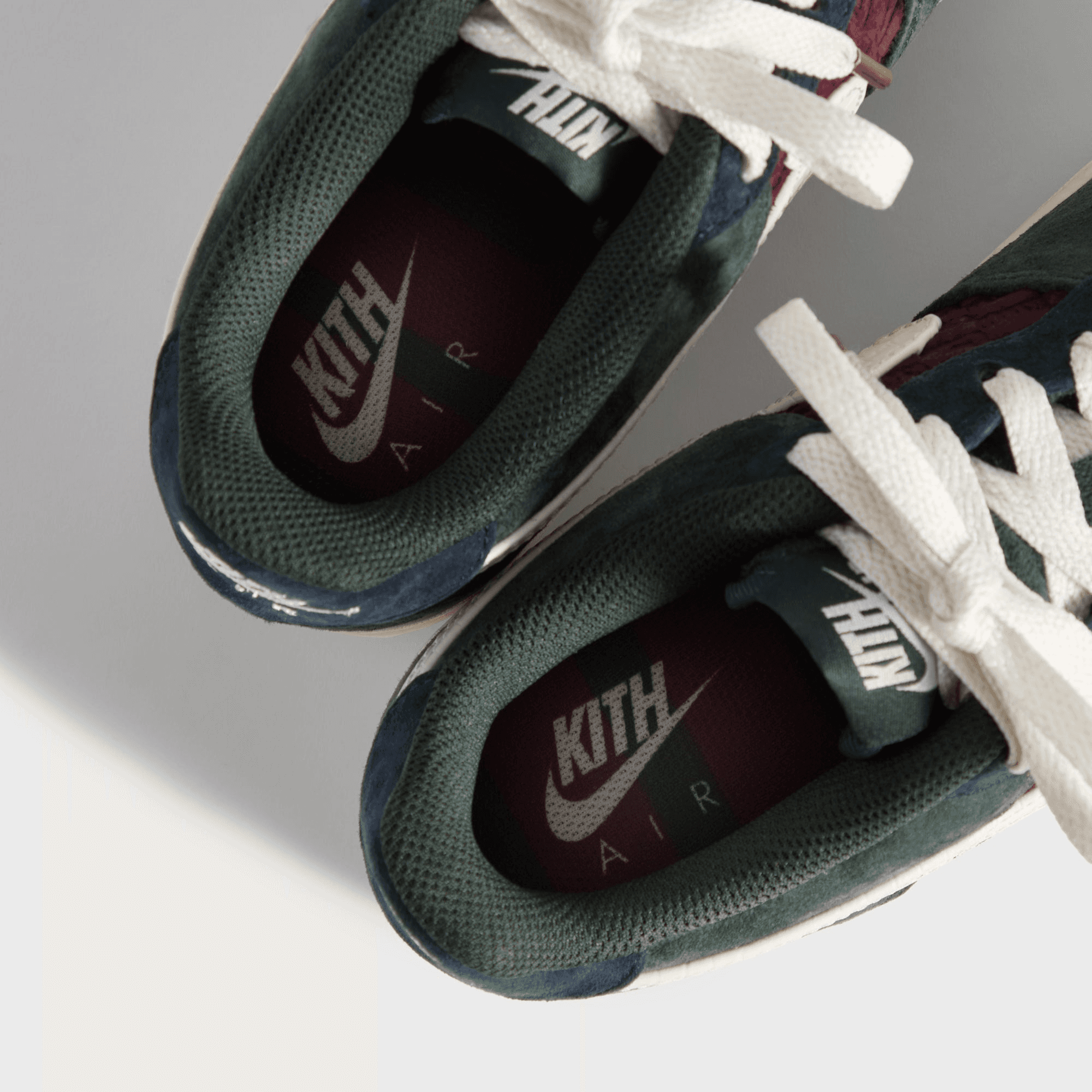 Kith for Nike GS Air Force 1 Low Lace - Night Maroon / Phantom — Image 4